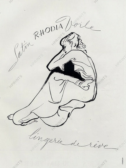 1950s Peachy Pink French Satin Nightgown