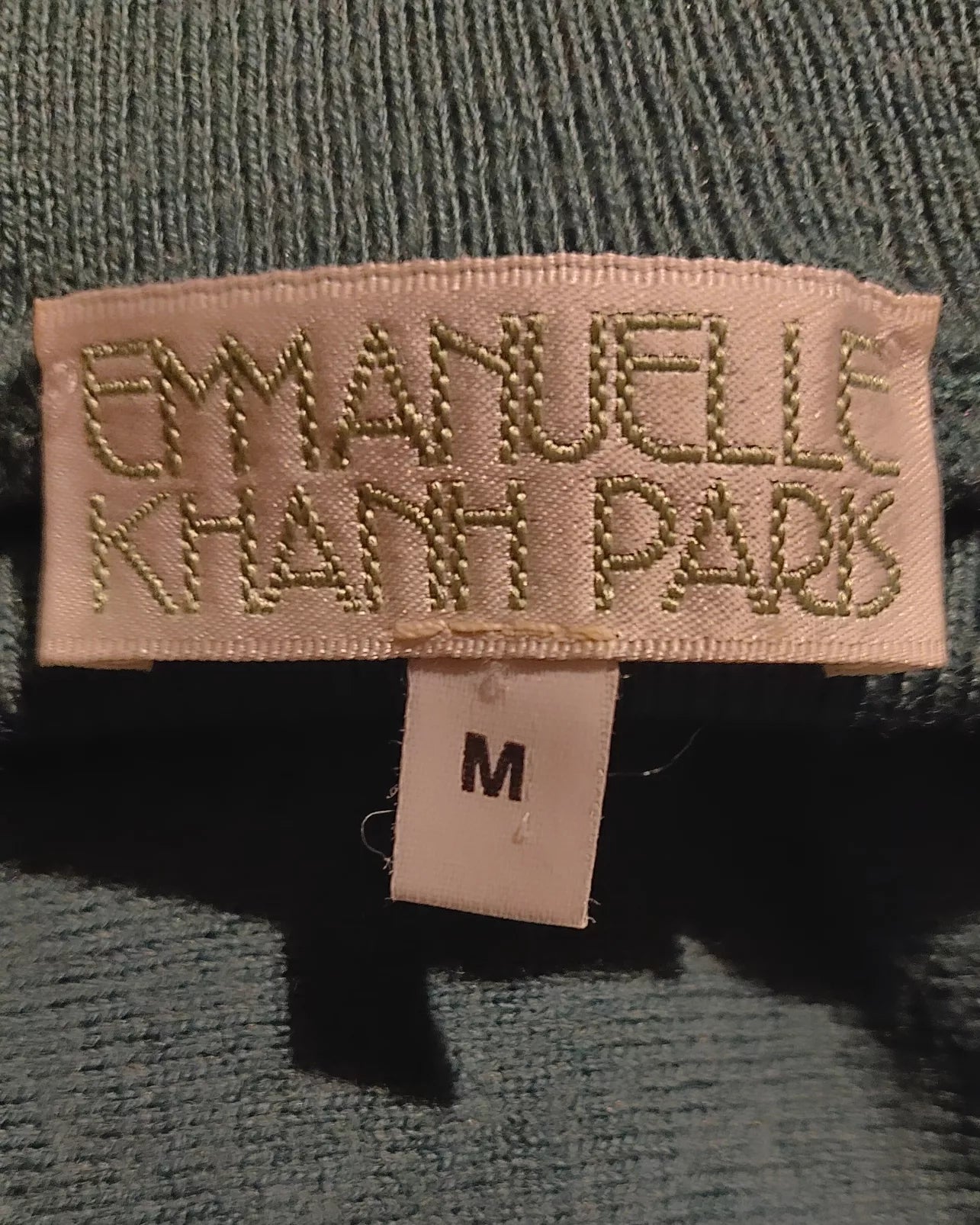 Emmanuelle Khanh Teal Pullover