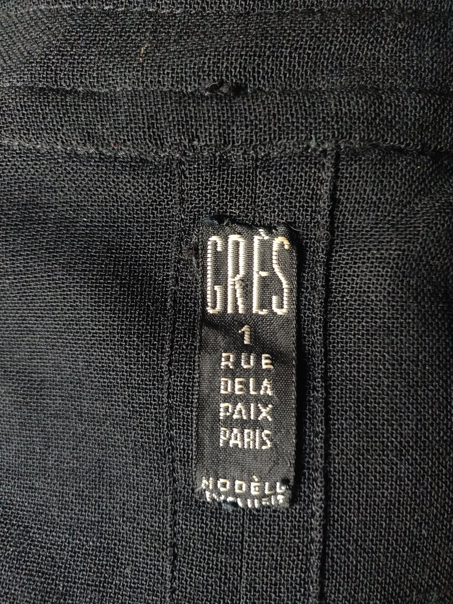 Madame Grès Couture Hooded Cape