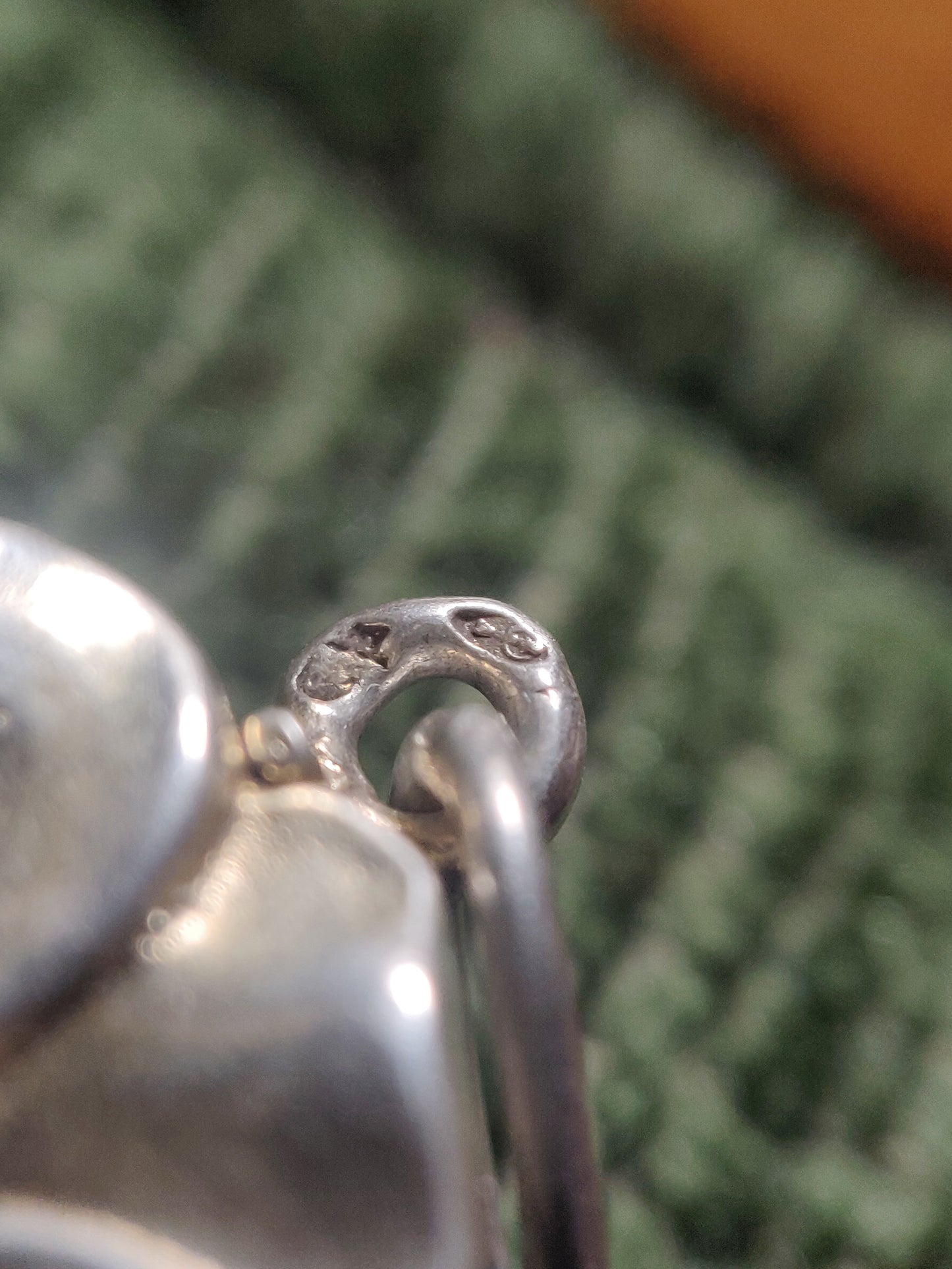 1920s Repoussé Silver Pansy Locket