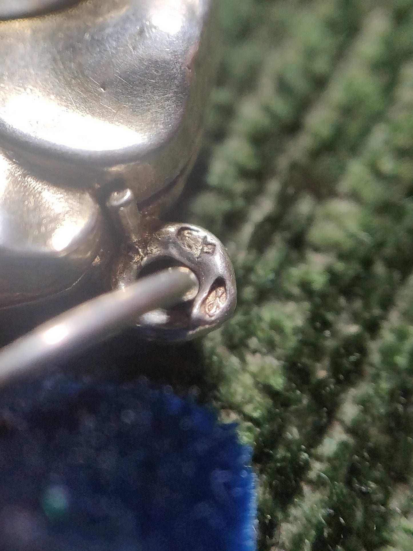 1920s Repoussé Silver Pansy Locket