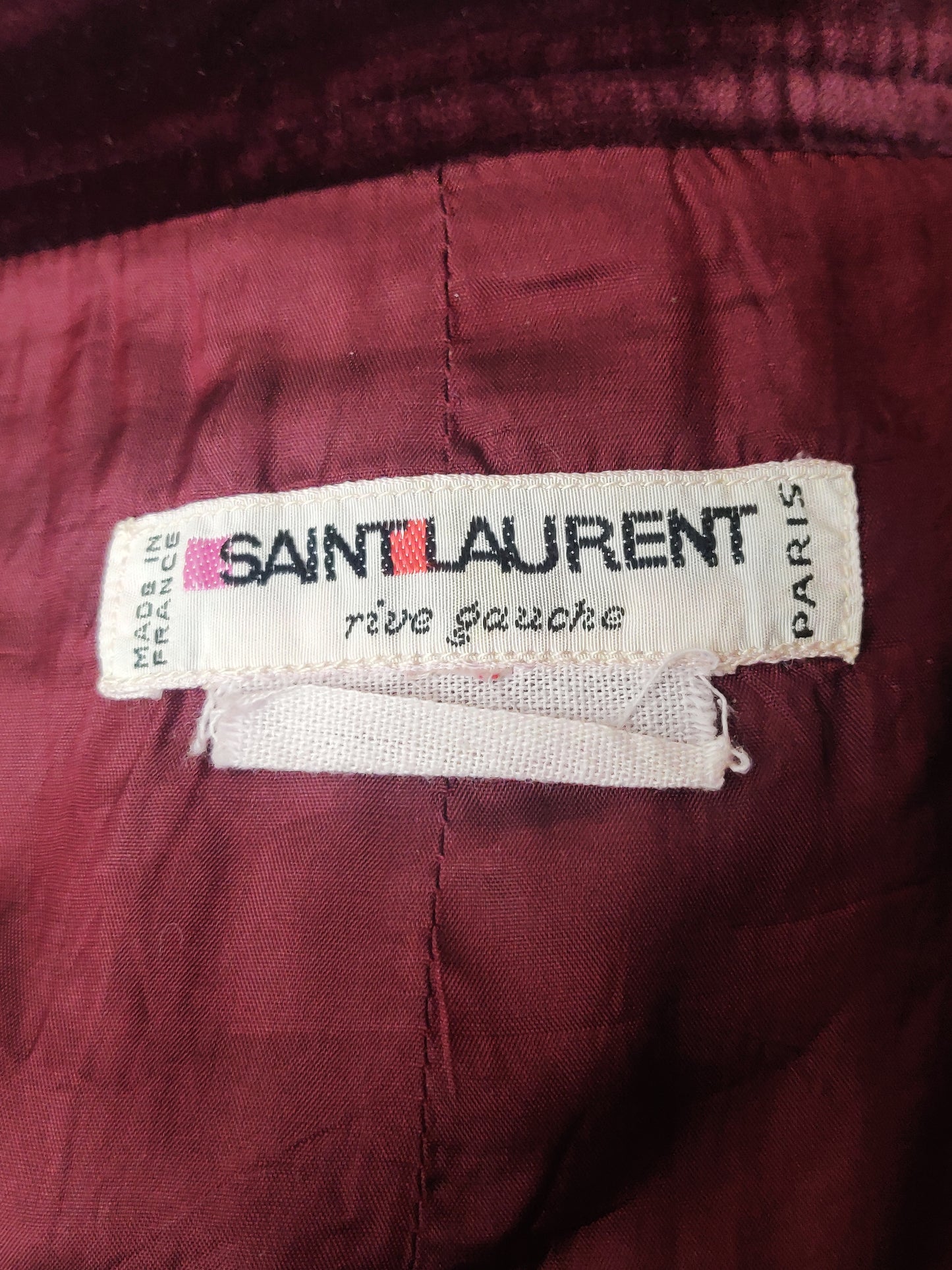 1970s Yves Saint Laurent Rive Gauche Sumptuous Velvet Skirt