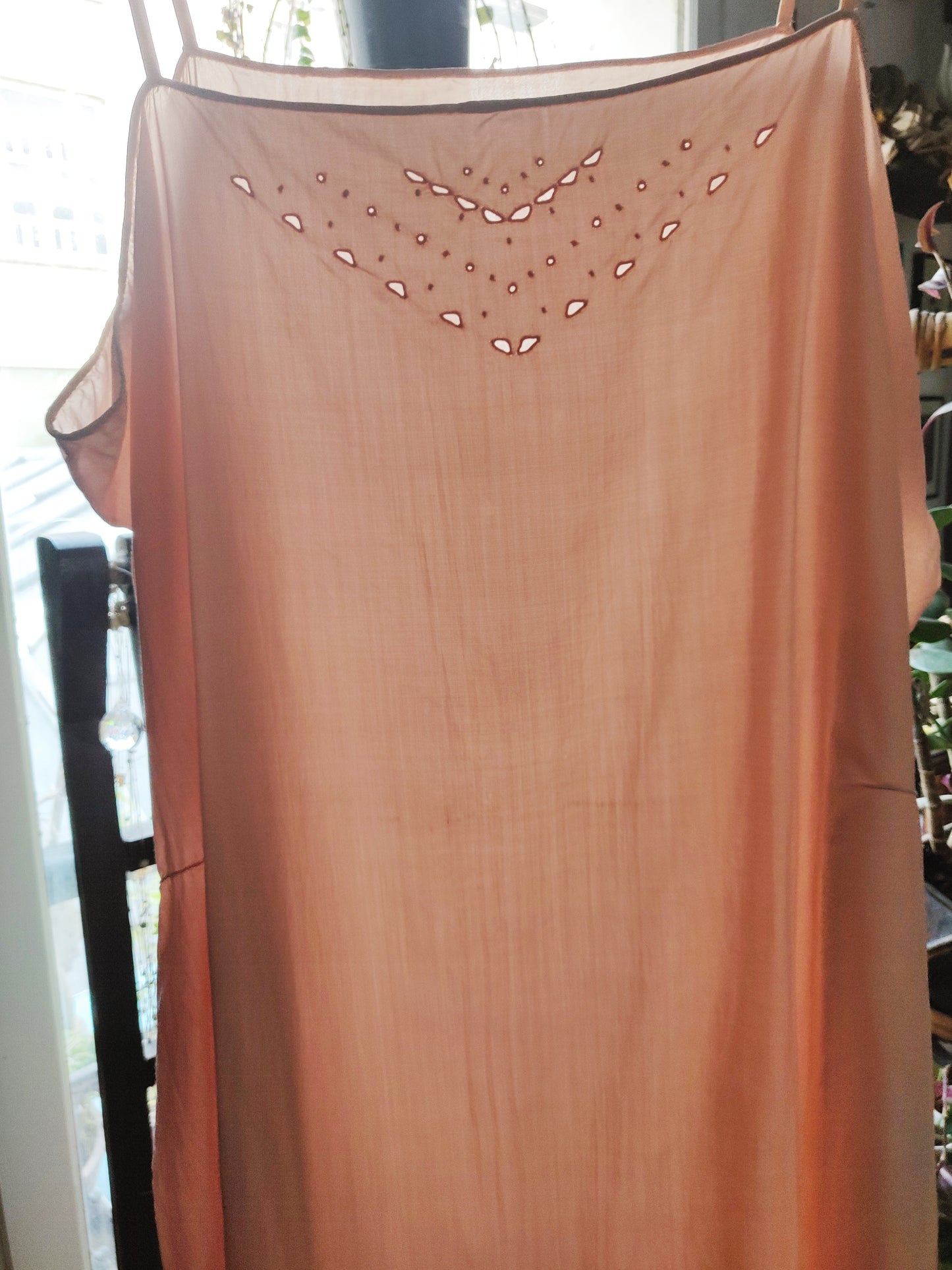 1920s Blush Pink Chemise and Tap Pants