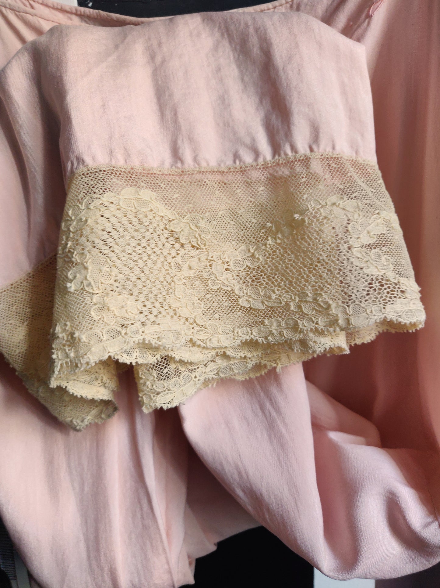1920s Blush Pink Chemise and Tap Pants
