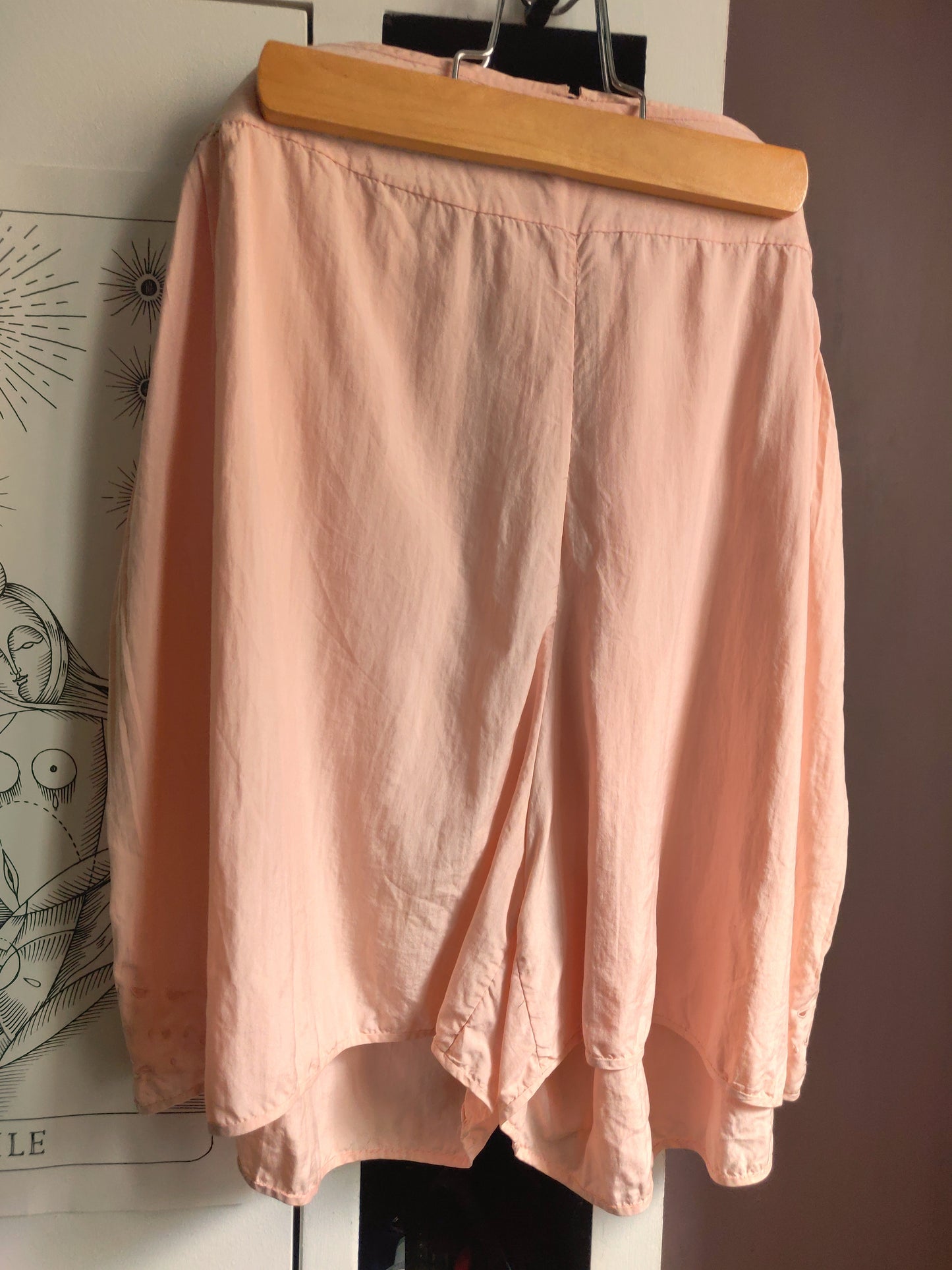 1920s Blush Pink Chemise and Tap Pants