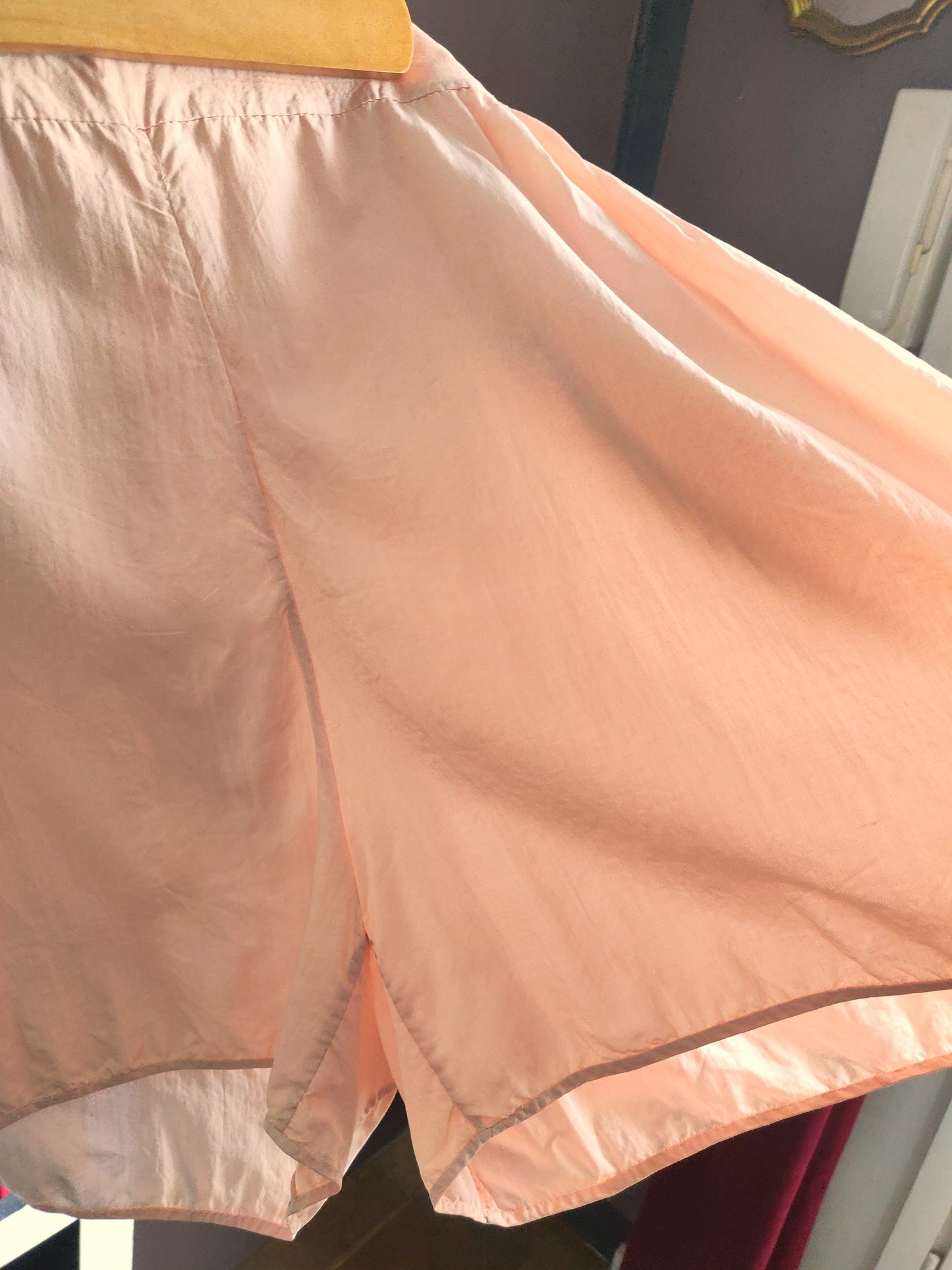 1920s Blush Pink Chemise and Tap Pants