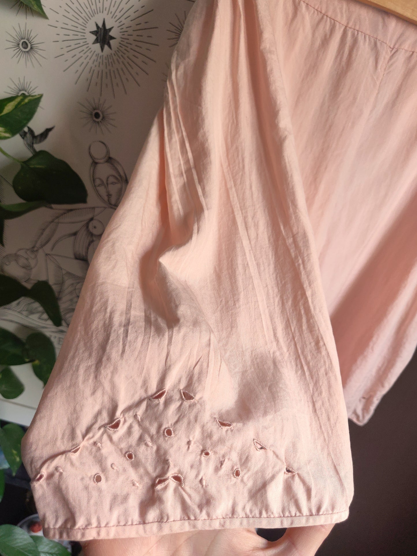 1920s Blush Pink Chemise and Tap Pants