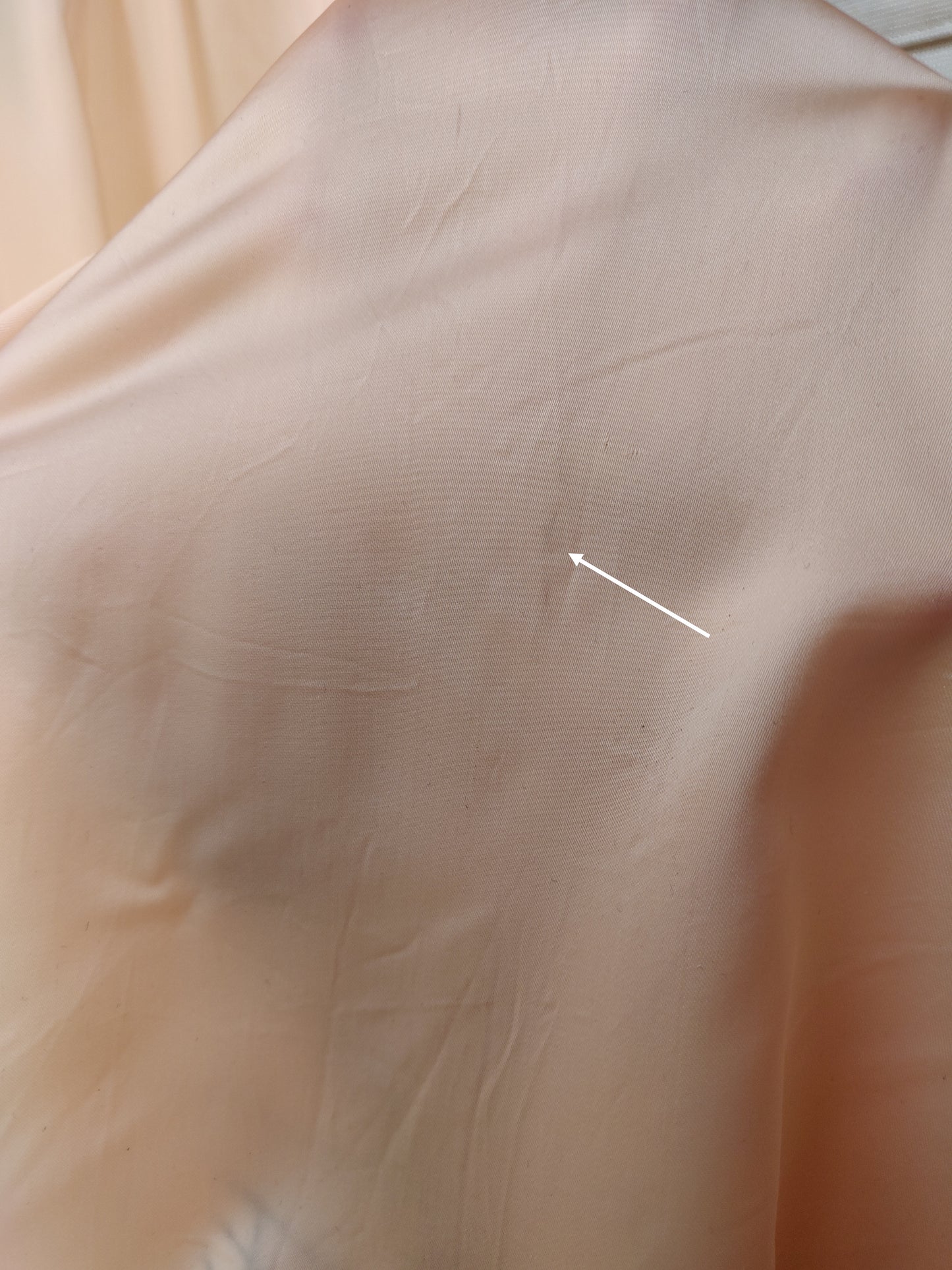 1950s Peachy Pink French Satin Nightgown