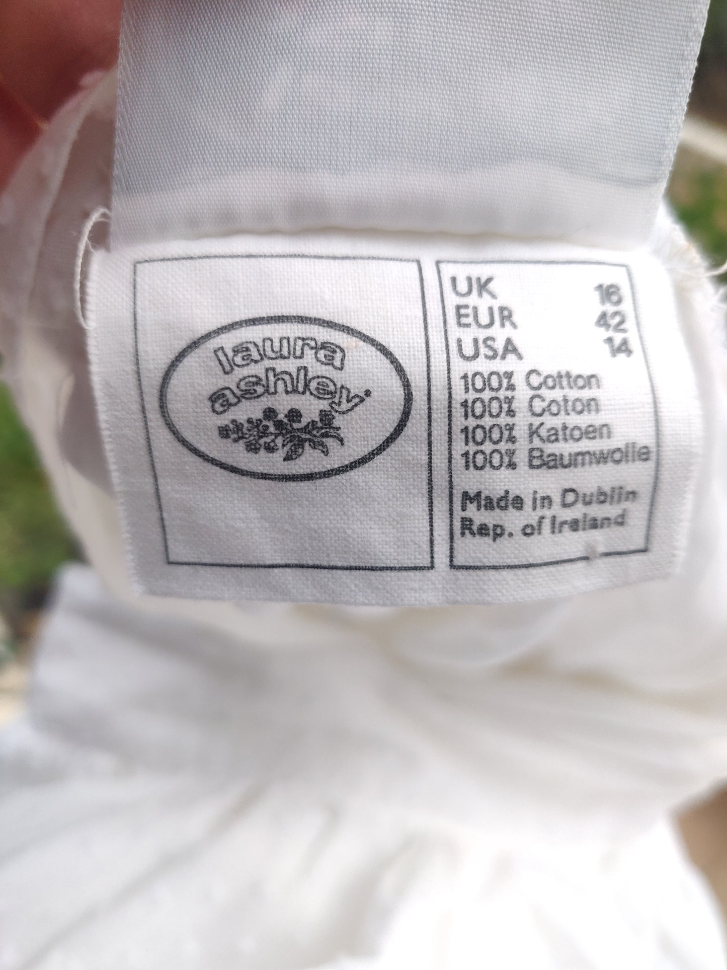 Laura Ashley Diaphanous Dots Blouse and Skirt Set