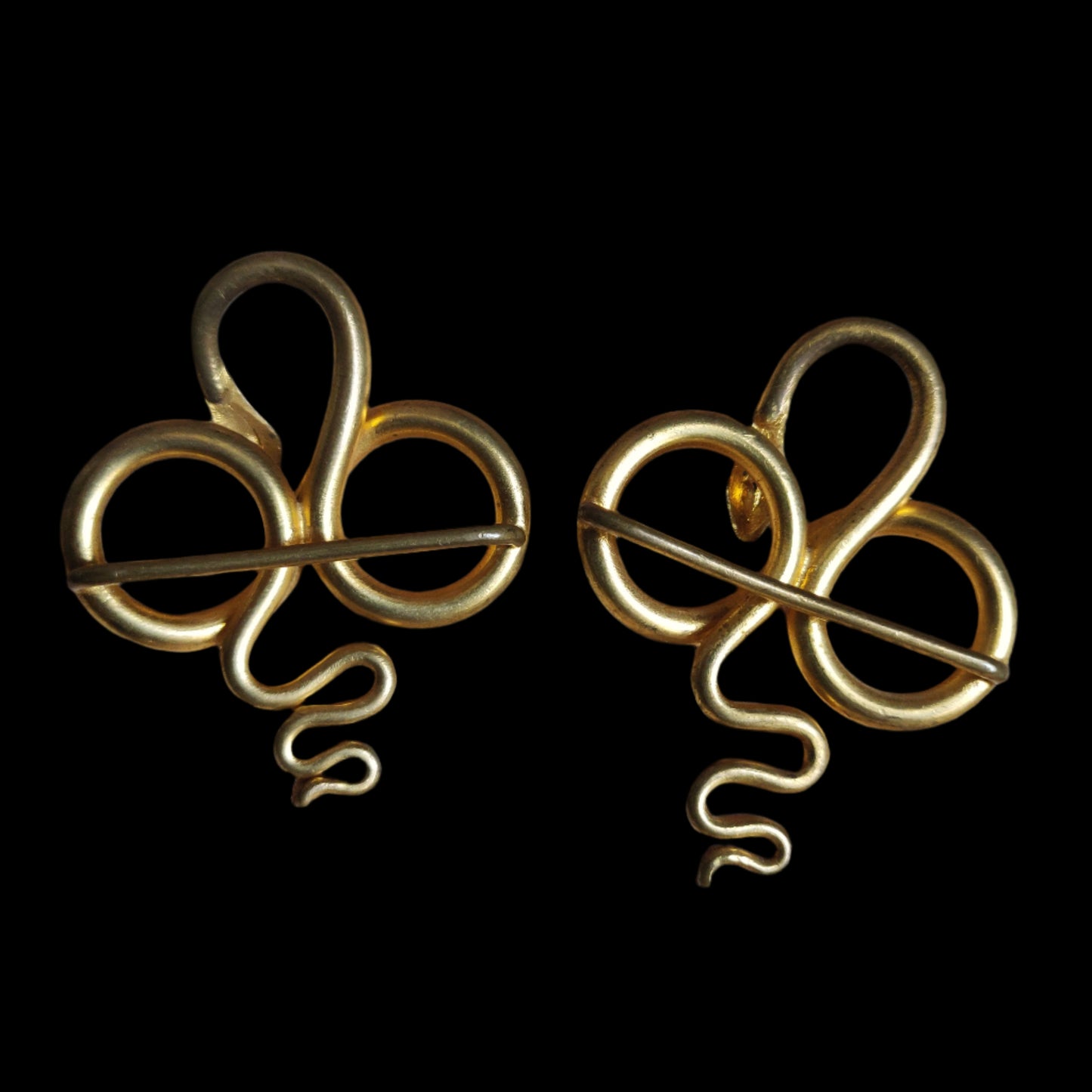 Intertwining Snakes Belt Buckle