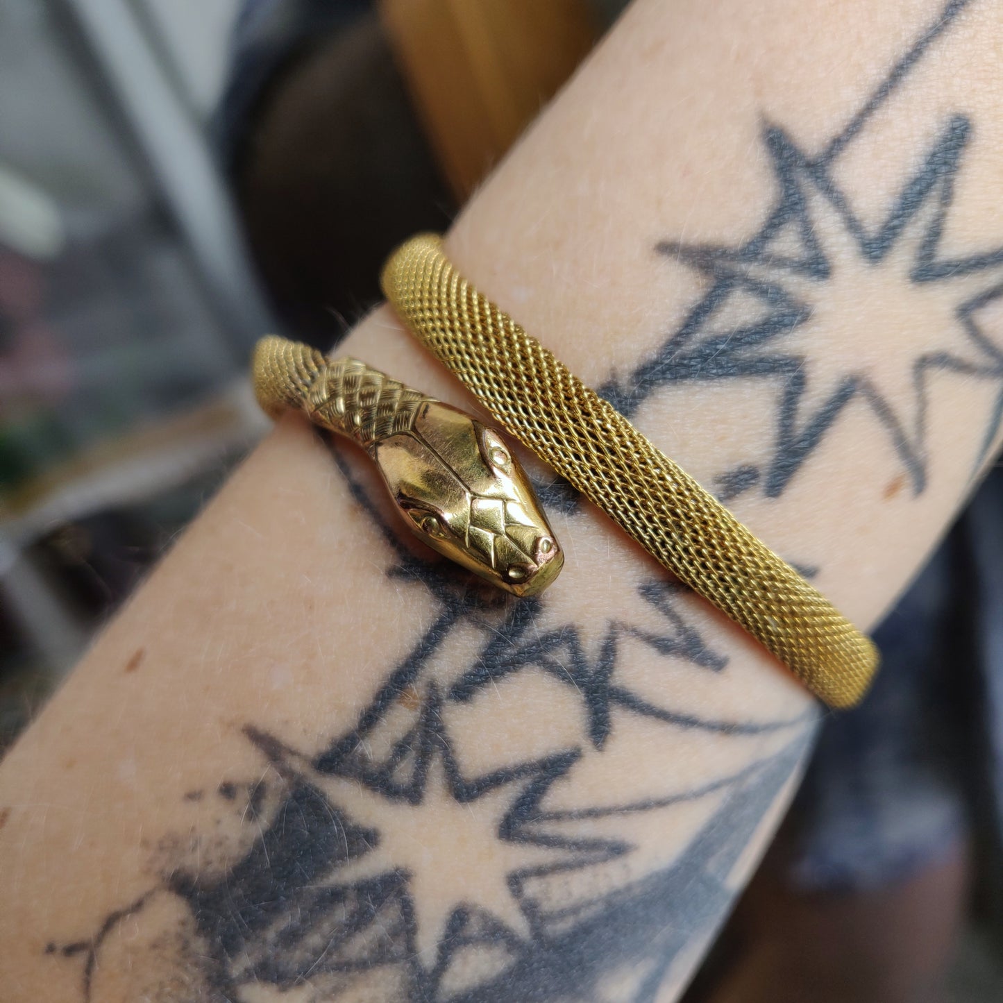 Art Déco Mesh Snake Bracelet by Rodi & Wienenberger