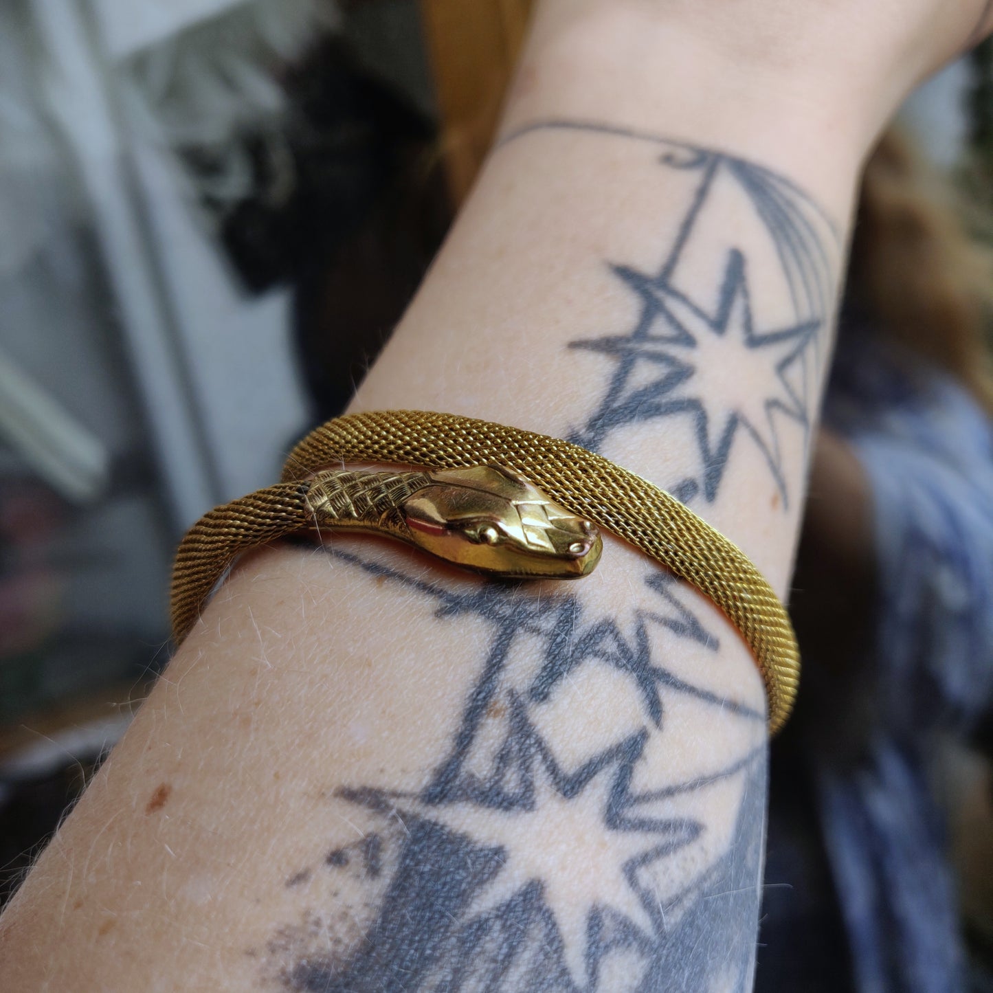 Art Déco Mesh Snake Bracelet by Rodi & Wienenberger