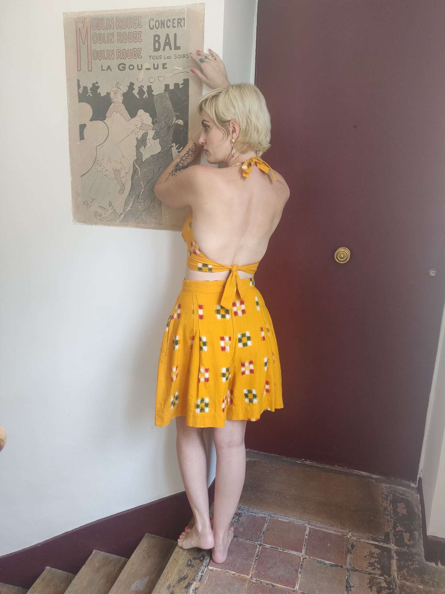 1940s / 50s-style Handmade 2-Piece Playsuit