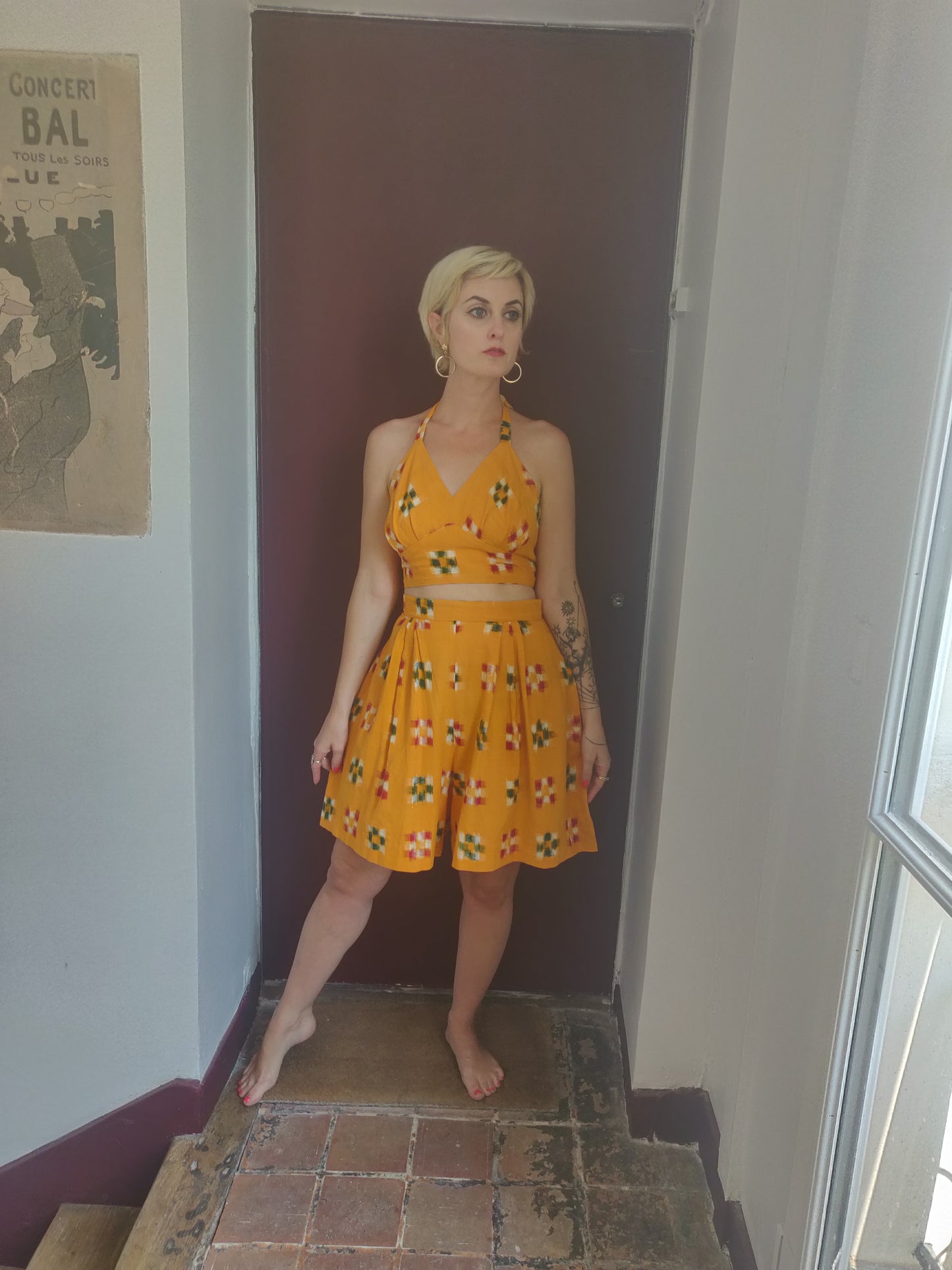 1940s / 50s-style Handmade 2-Piece Playsuit