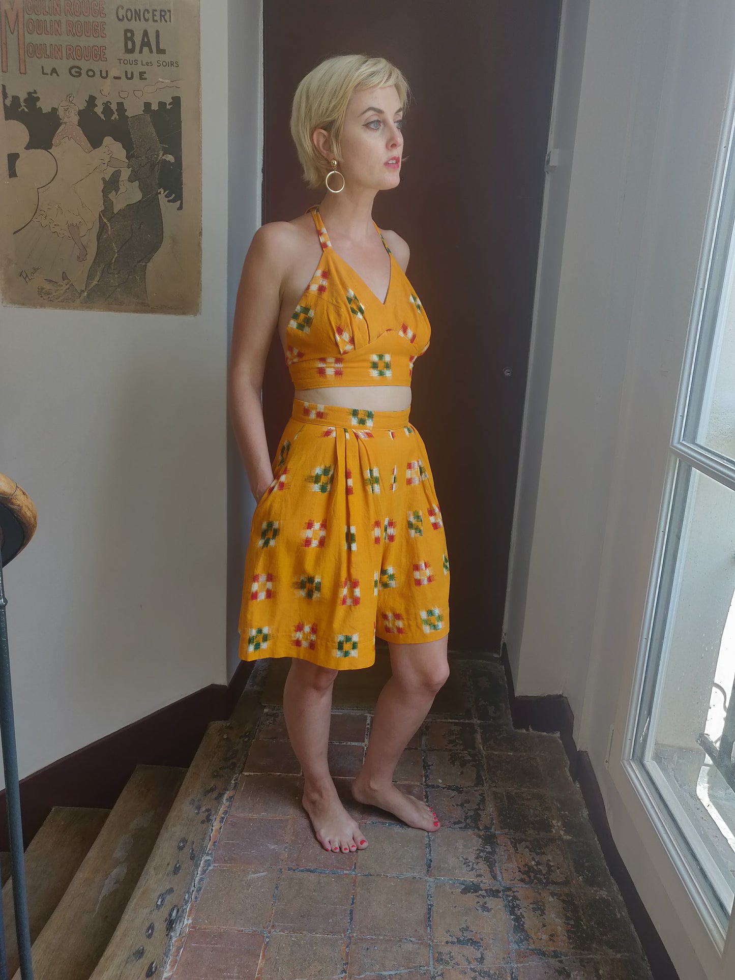 1940s / 50s-style Handmade 2-Piece Playsuit