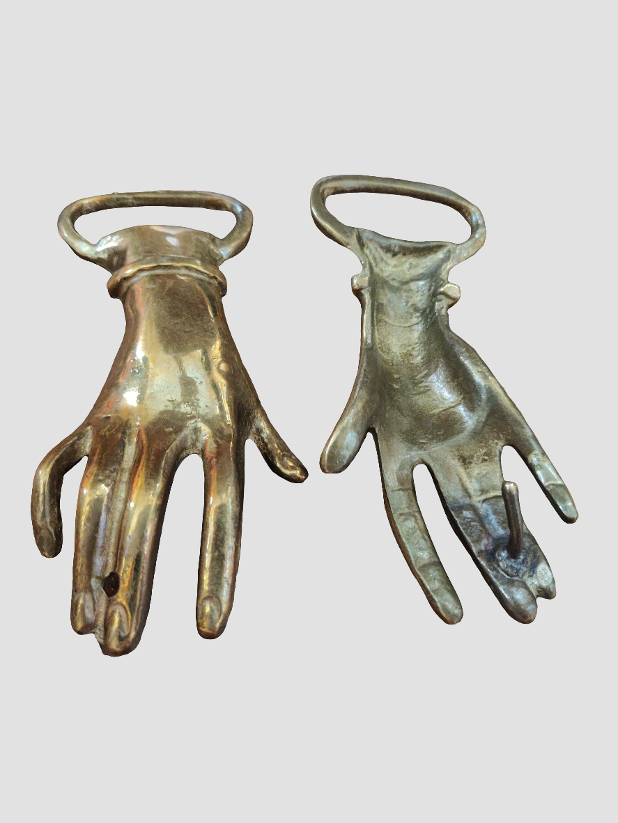 1970s Georges Mailian Clasping Hands Belt