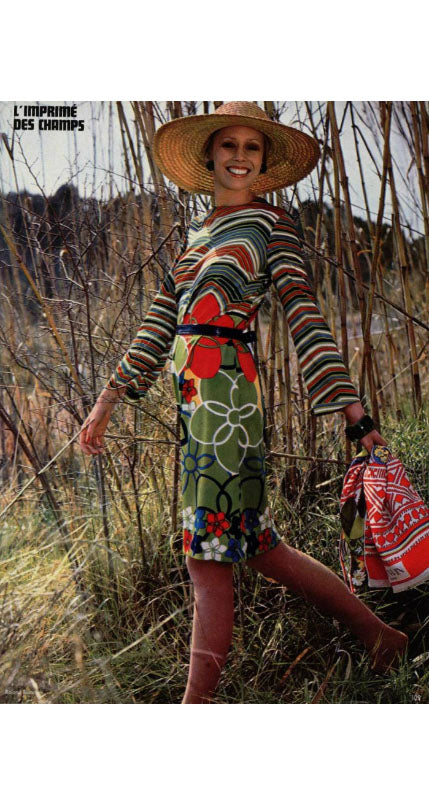 Lanvin Spring/Summer 1973 by Jules-Francois Crahay Maxi Dress