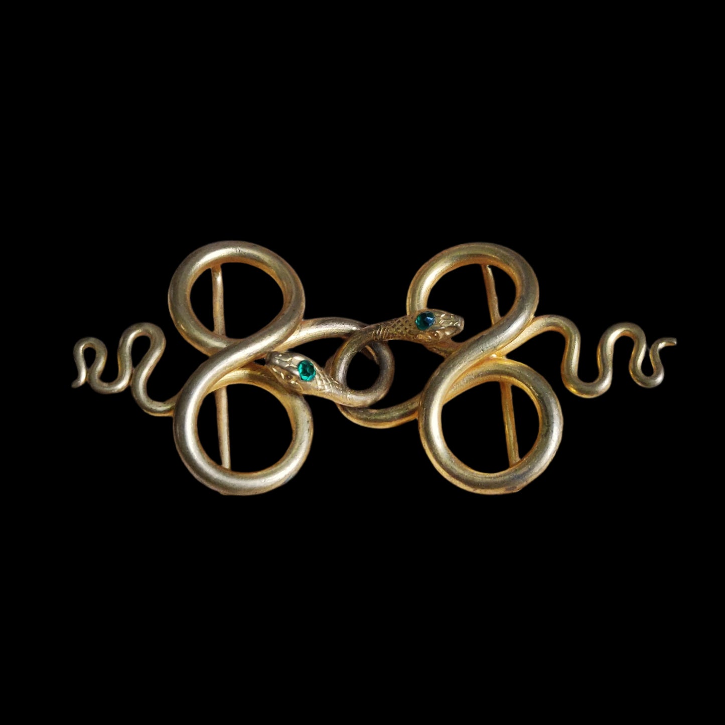 Intertwining Snakes Belt Buckle