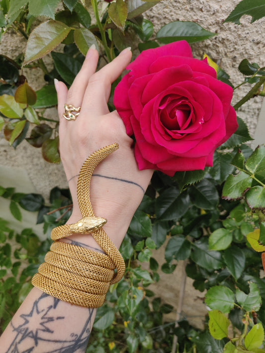 1970s Mesh Snake Belt/Necklace/Bracelet