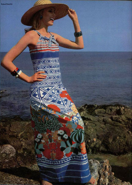 Lanvin Spring/Summer 1973 by Jules-Francois Crahay Maxi Dress