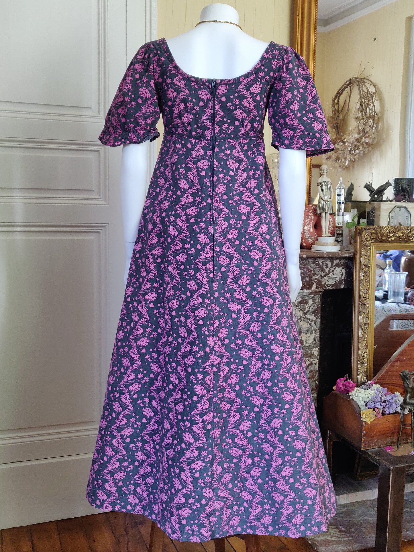 1960s/70s Laura Ashley Regency Dress