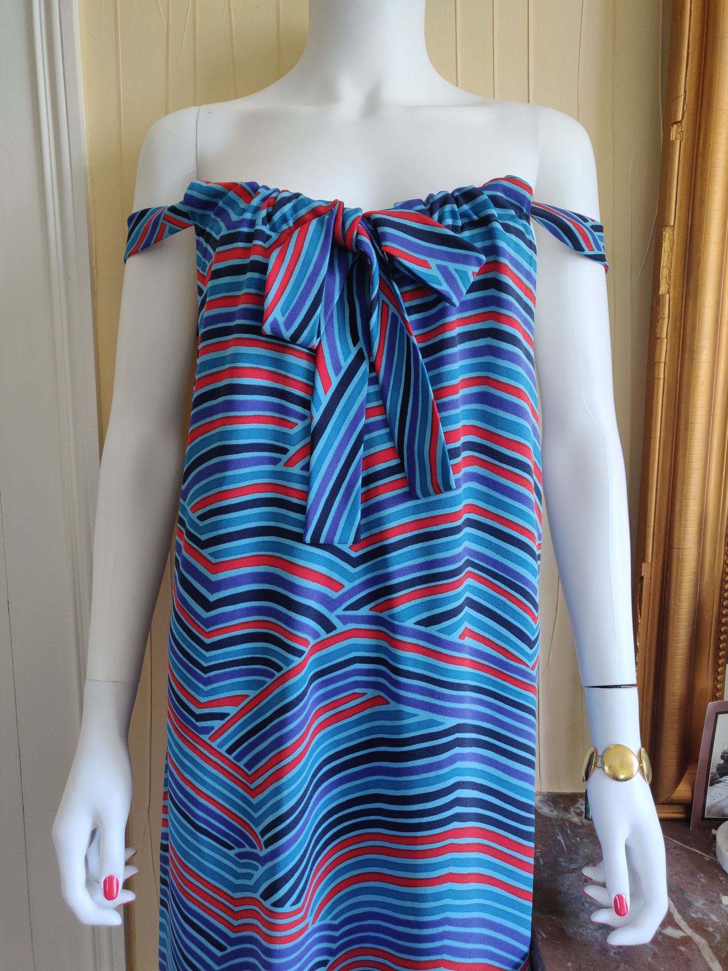 Lanvin Spring/Summer 1973 by Jules-Francois Crahay Maxi Dress