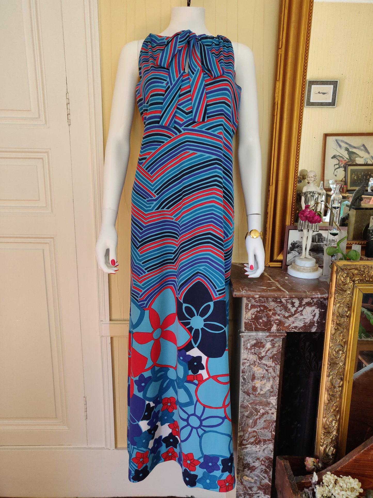 Lanvin Spring/Summer 1973 by Jules-Francois Crahay Maxi Dress