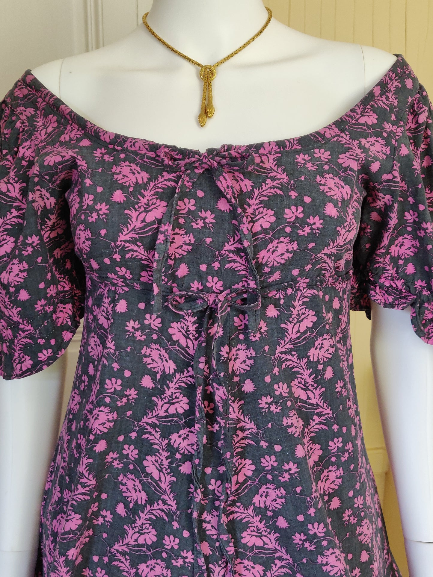 1960s/70s Laura Ashley Regency Dress