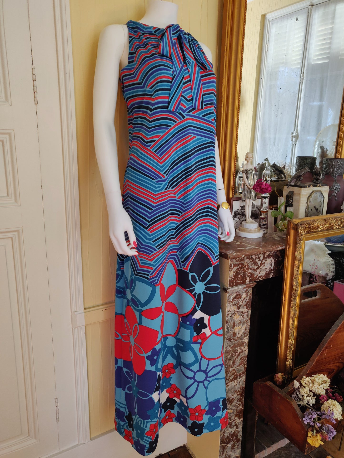 Lanvin Spring/Summer 1973 by Jules-Francois Crahay Maxi Dress