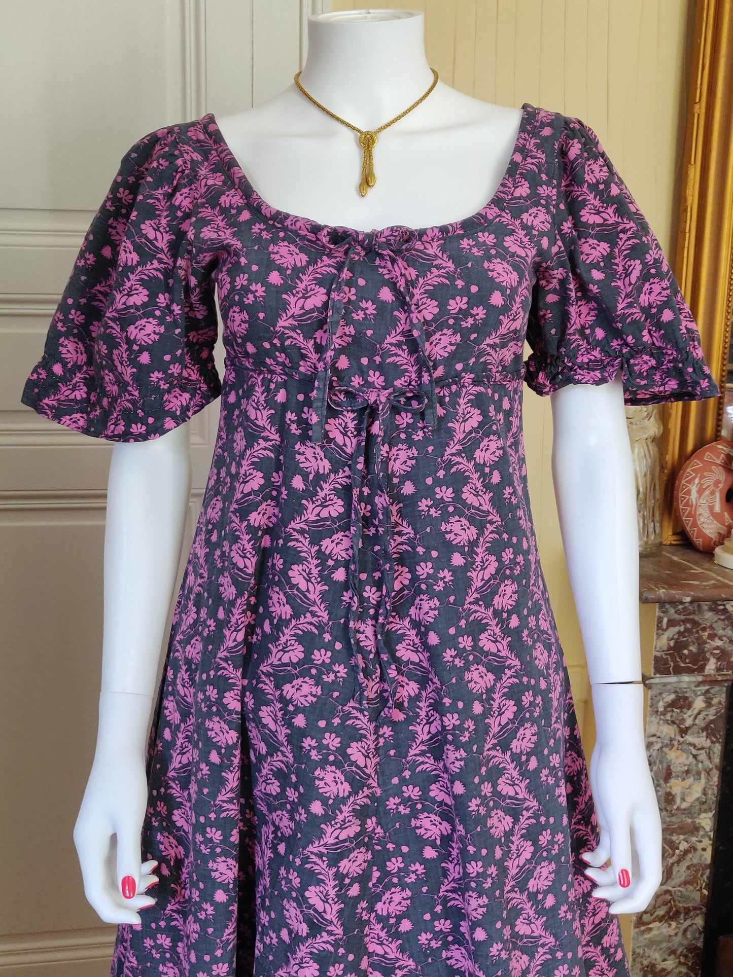 1960s/70s Laura Ashley Regency Dress