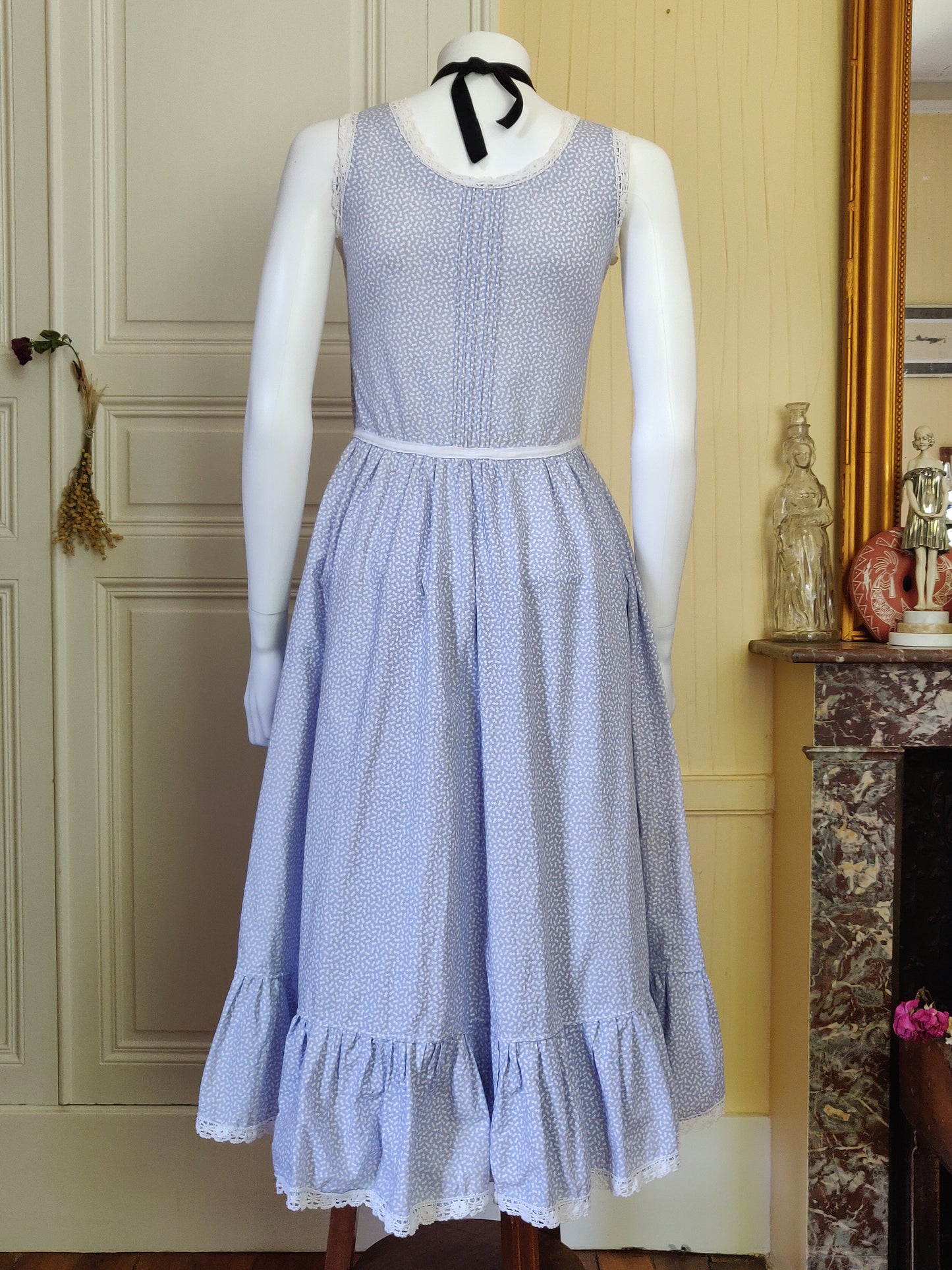 1970s Laura Ashley Sun Dress