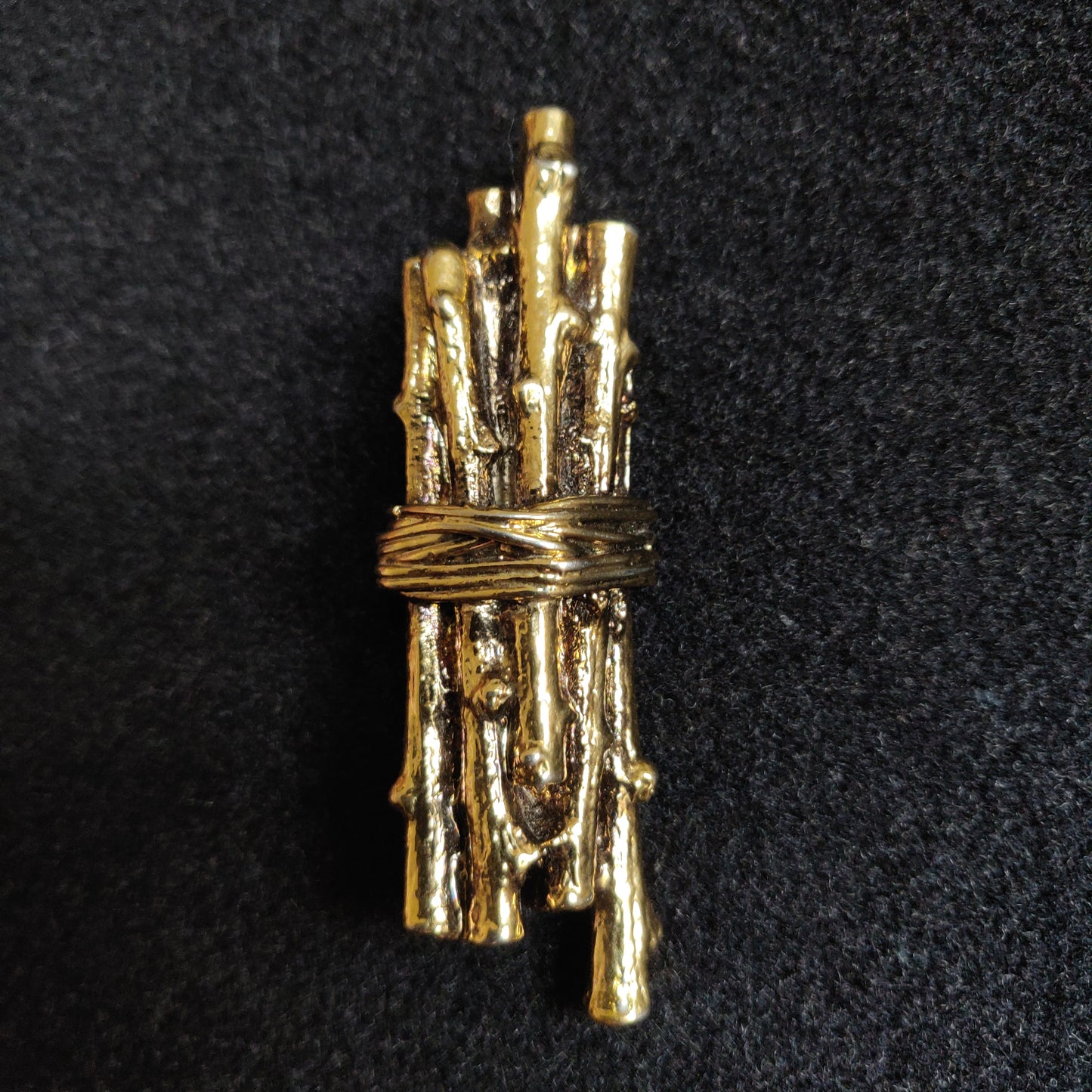 Witchy Gold-tone Brooch