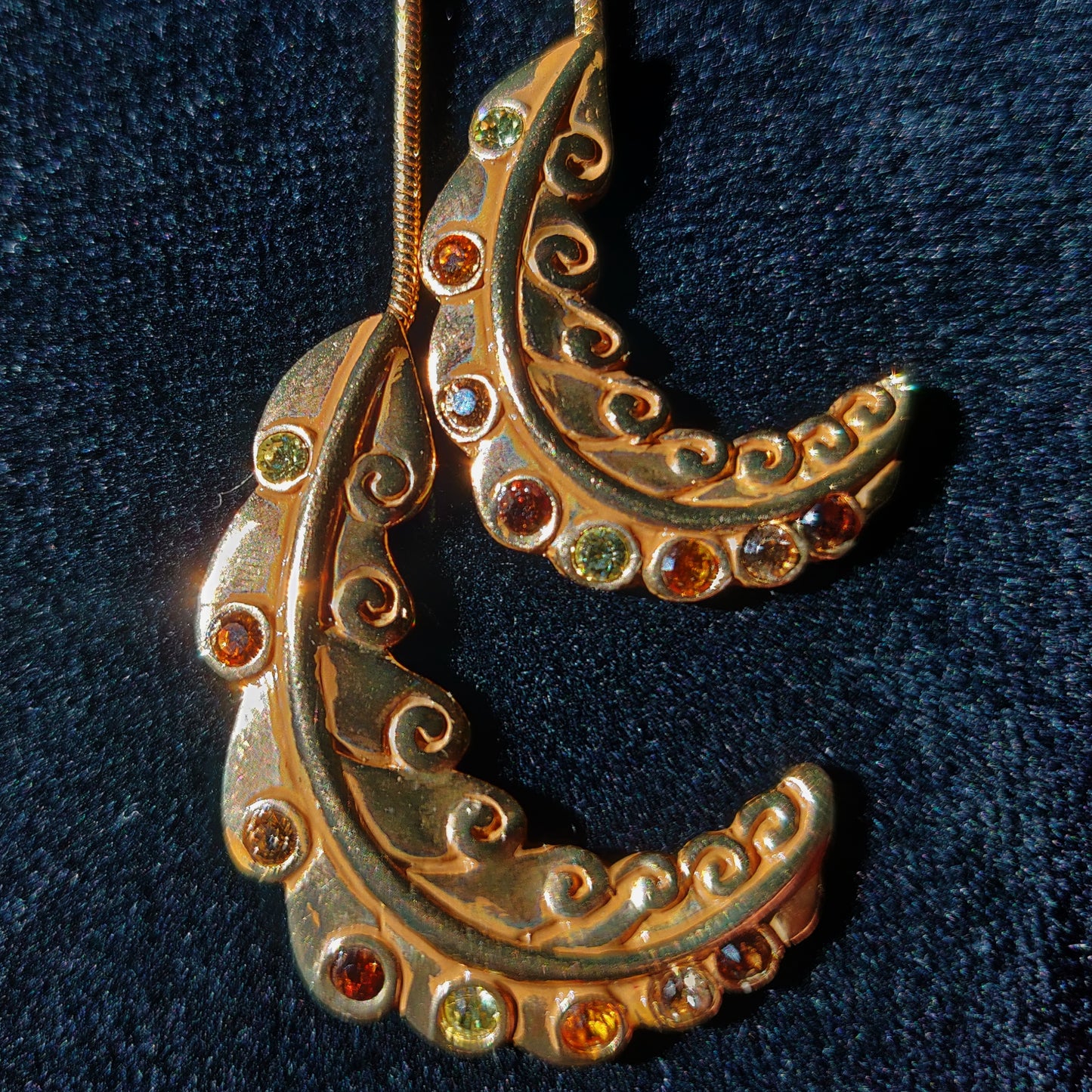 Lanvin Gold-tone Feathers Necklace