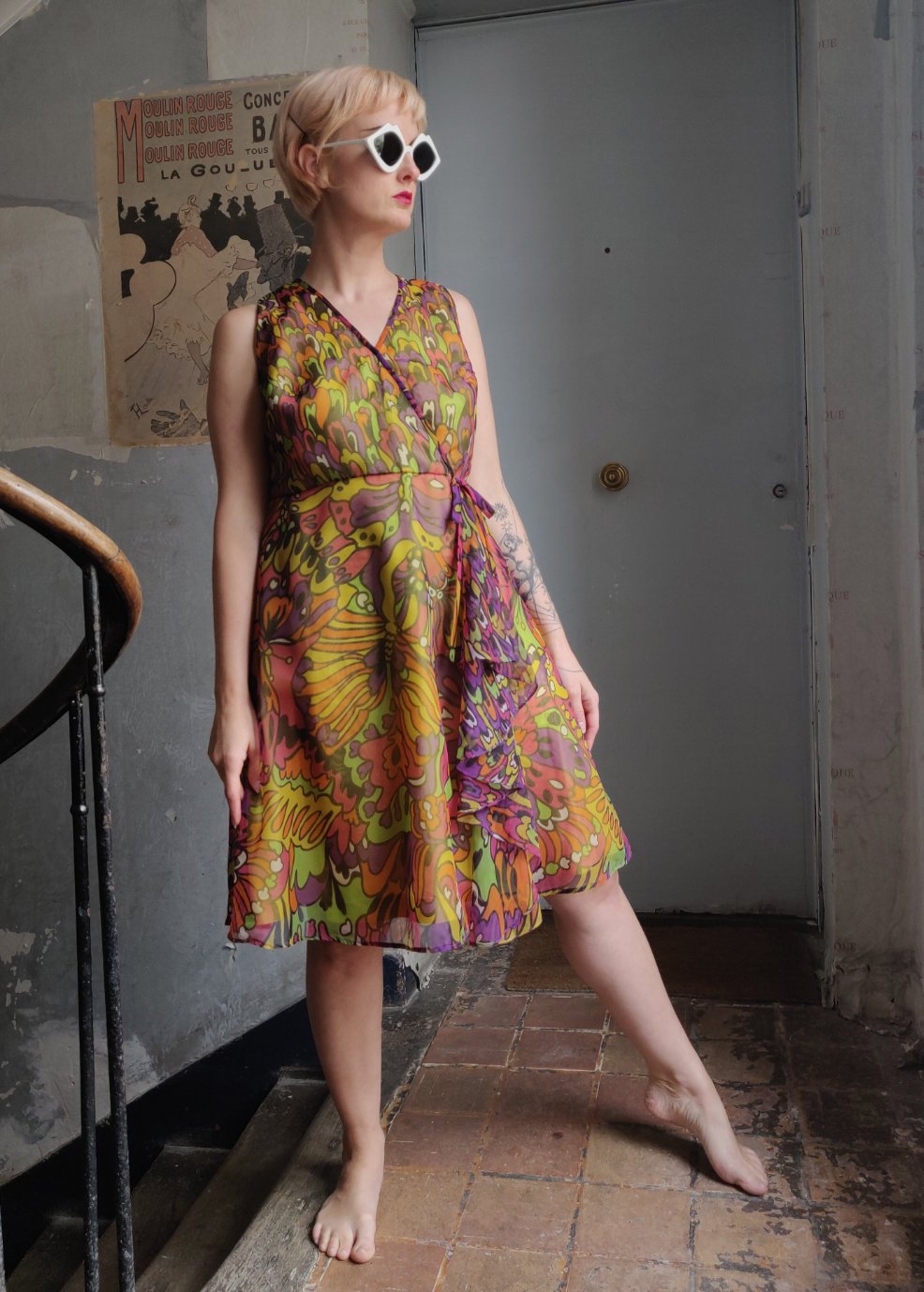 1960s Janice Wainwright for Simon Massey Summer Dress – Moorchild Paris Vintage