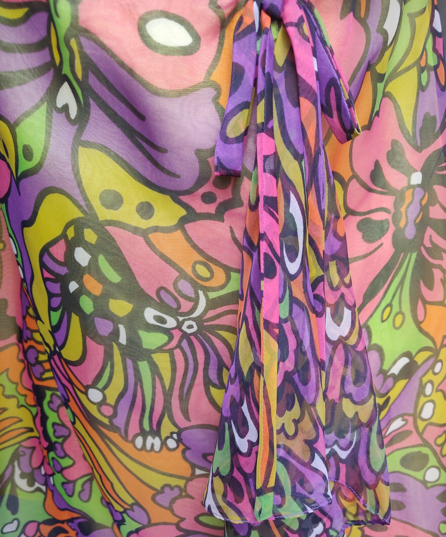 1960s Janice Wainwright for Simon Massey Summer Dress