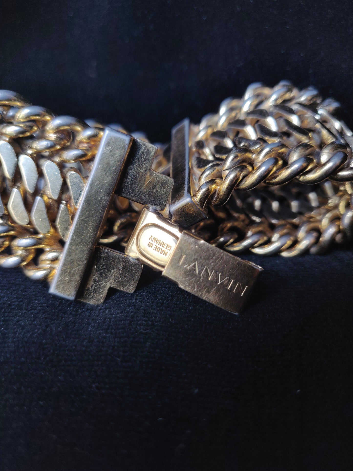 1970s/80s Lanvin Gold-tone Chain Bracelet