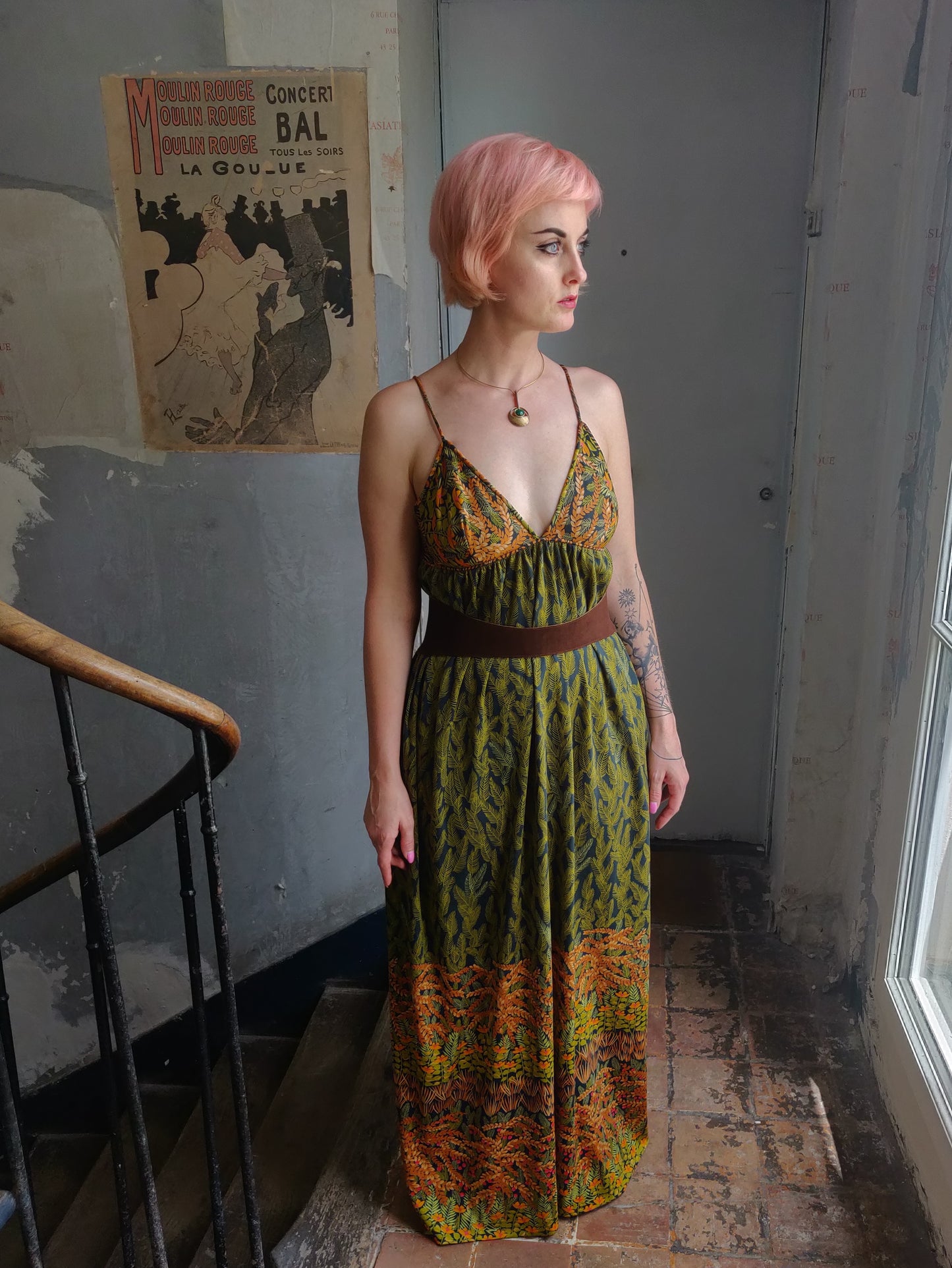 1970s Jean Varon Summer Dress