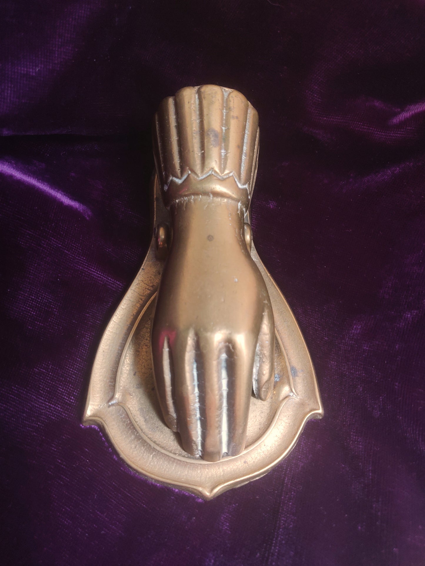 Cuffed "Victorian" Hand Paperweight Clip