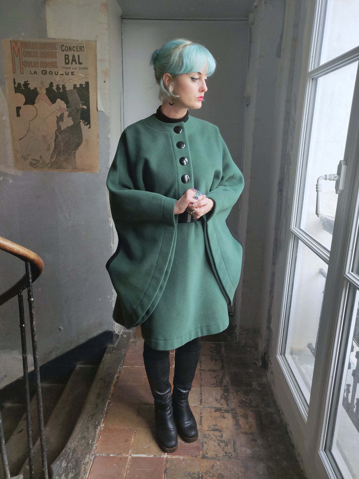 1971 Pierre Cardin Runway/Documented Space Age Cape