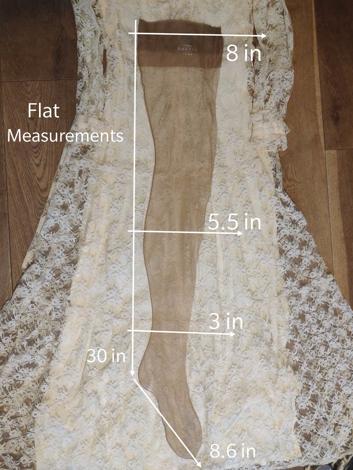 1950s Deadstock Lanvin Castillo Stockings with René Gruau Artwork Packaging