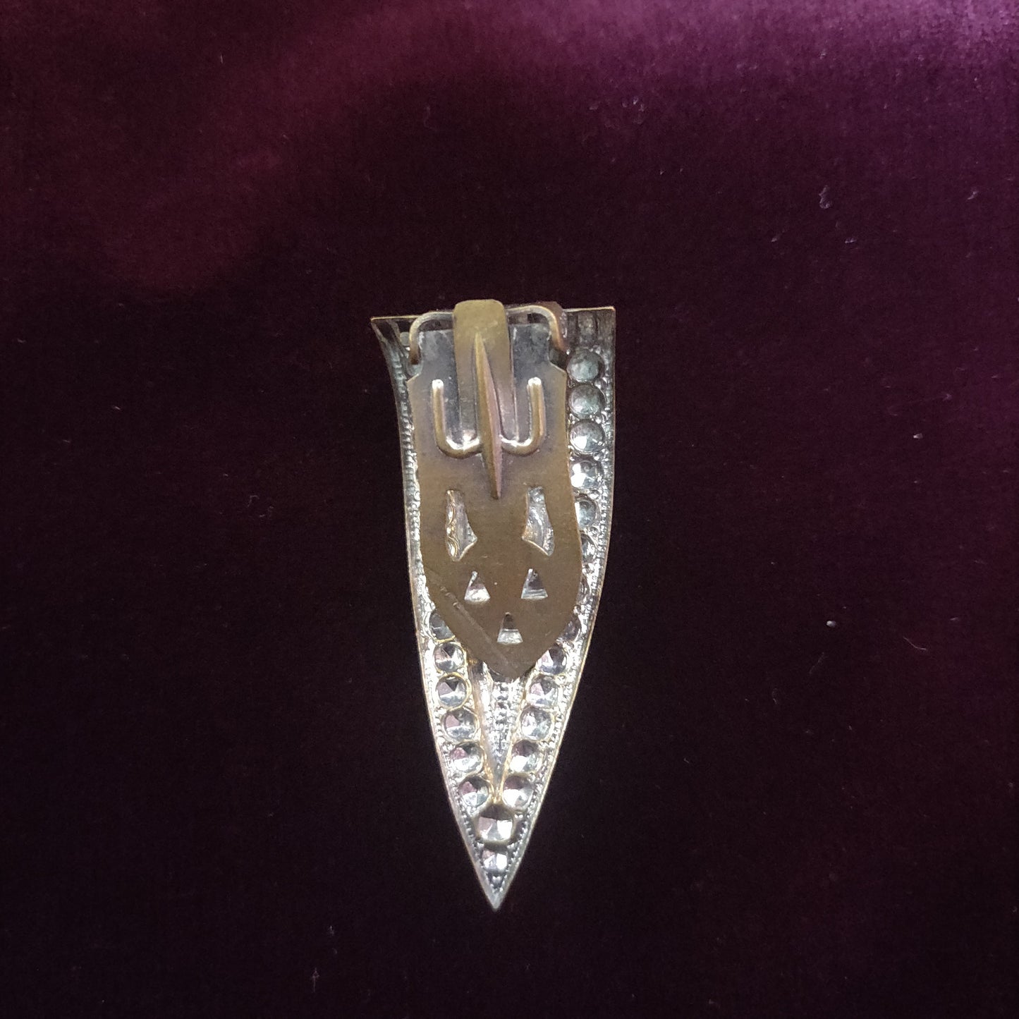 1920s/30s Art Déco Diamanté Clip