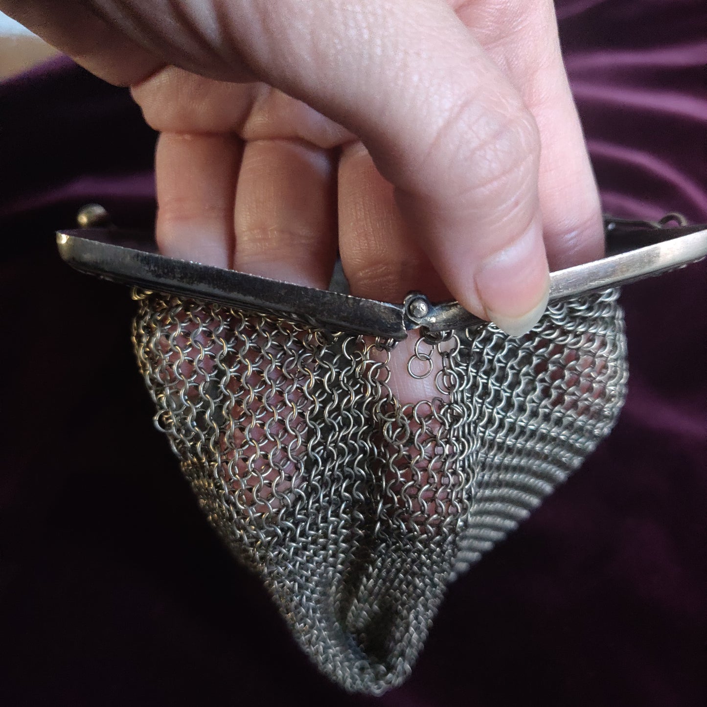 Edwardian Mesh Purse