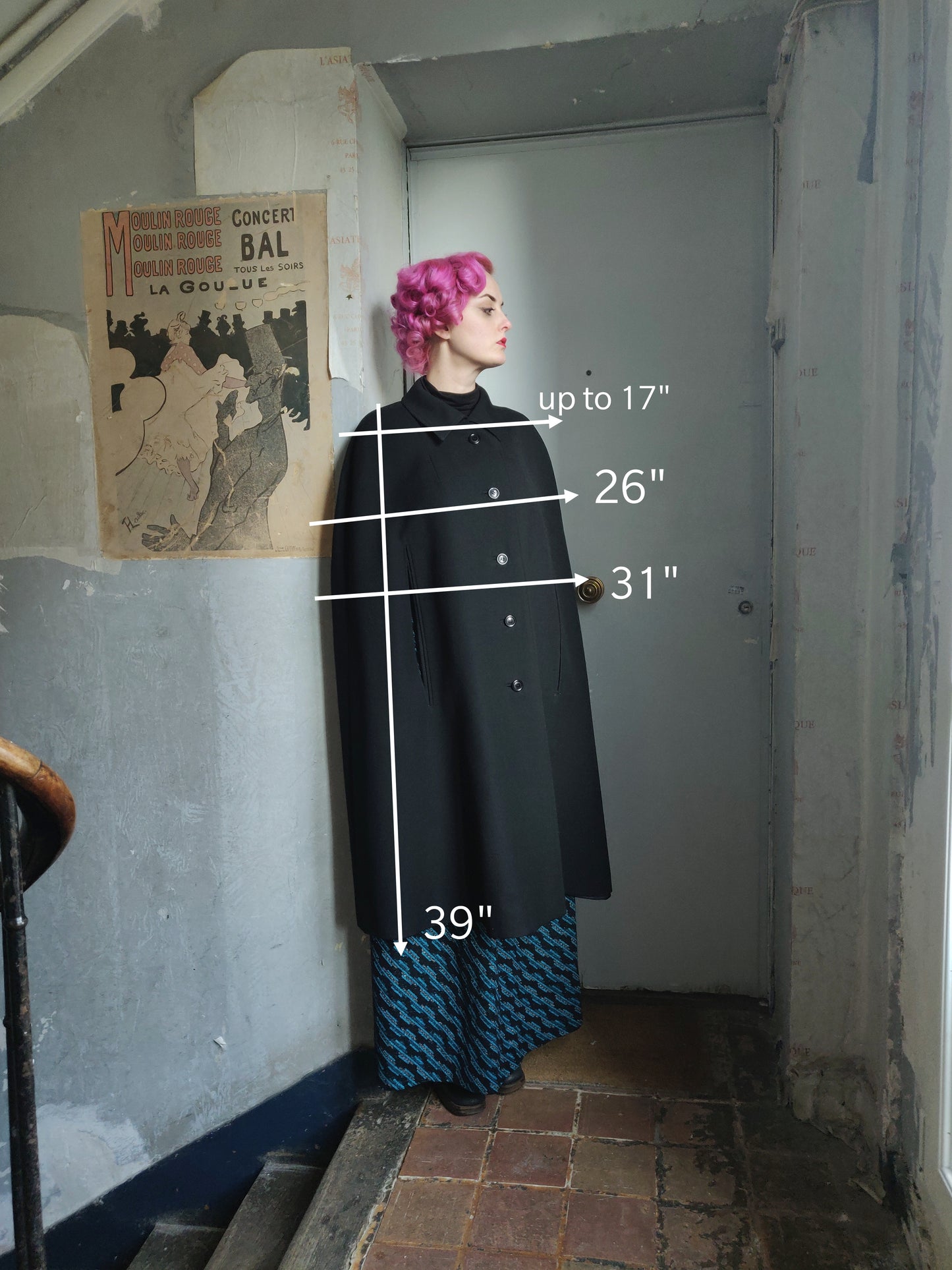 Luxurious 1960s Pierre Cardin Cape