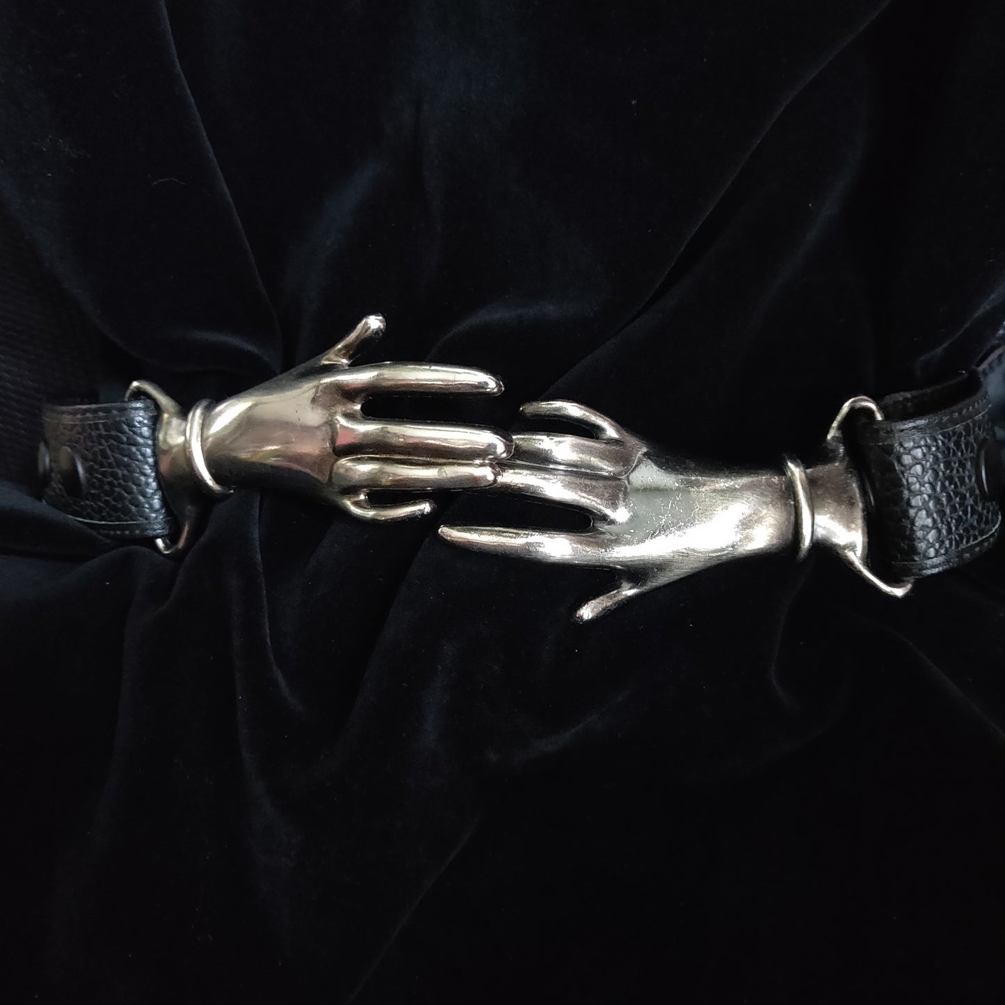 Vintage Clasping Hands Belt