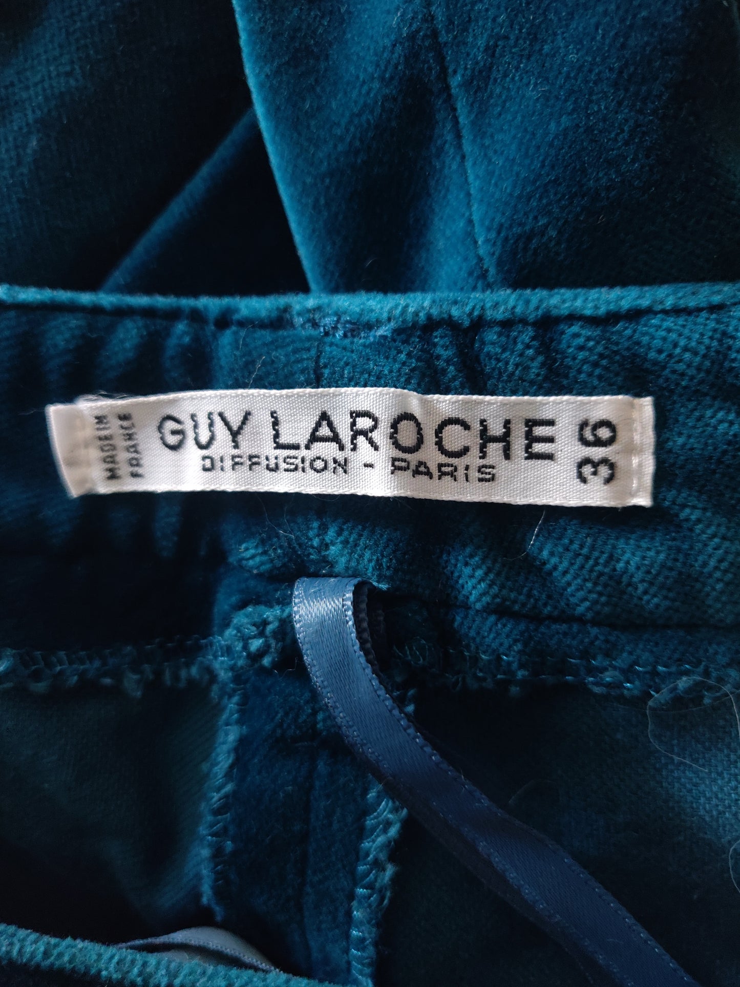 1970s Guy Laroche Velvet Trousers