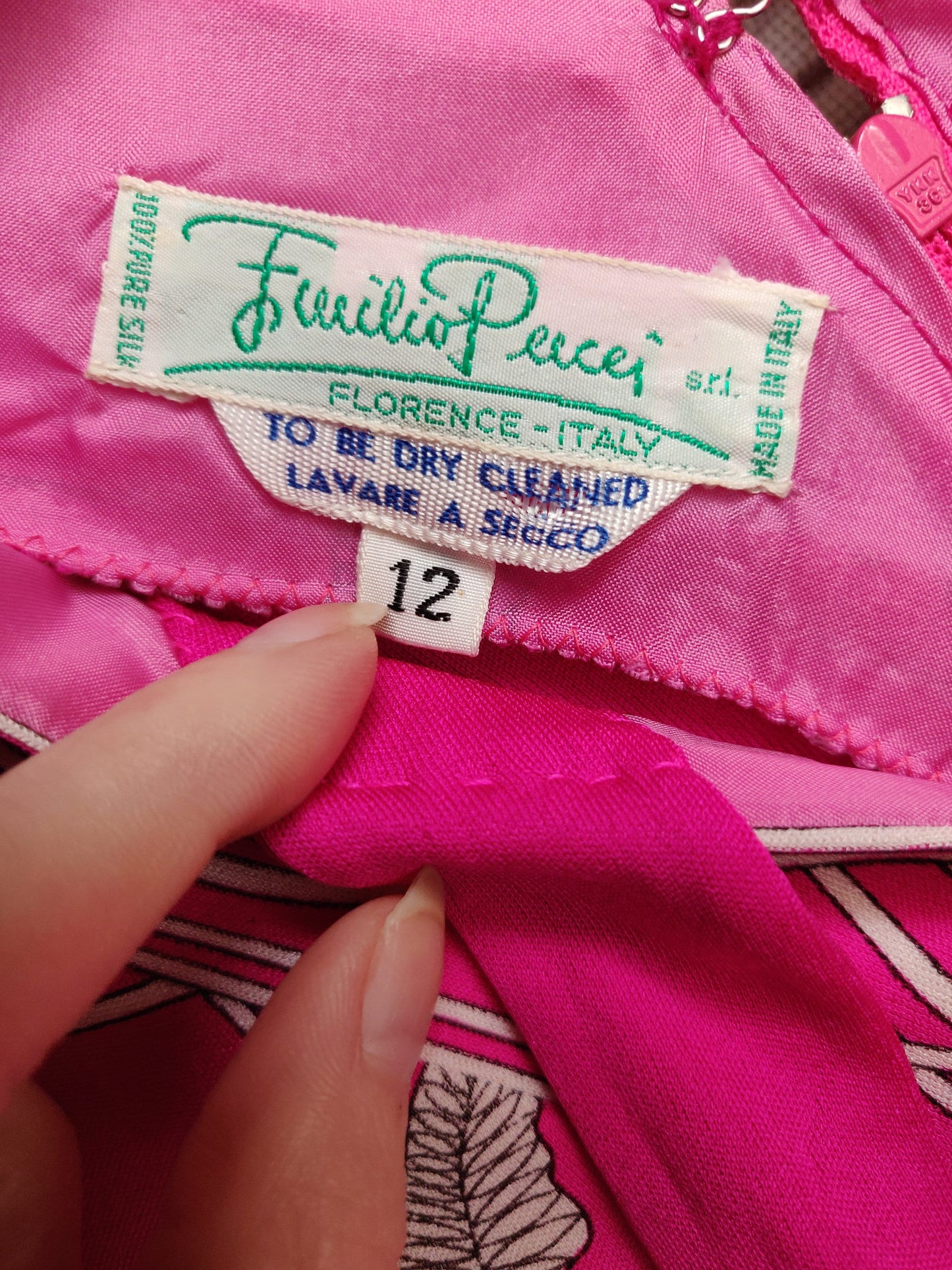 1970s Emilio Pucci Silk Jersey Dress