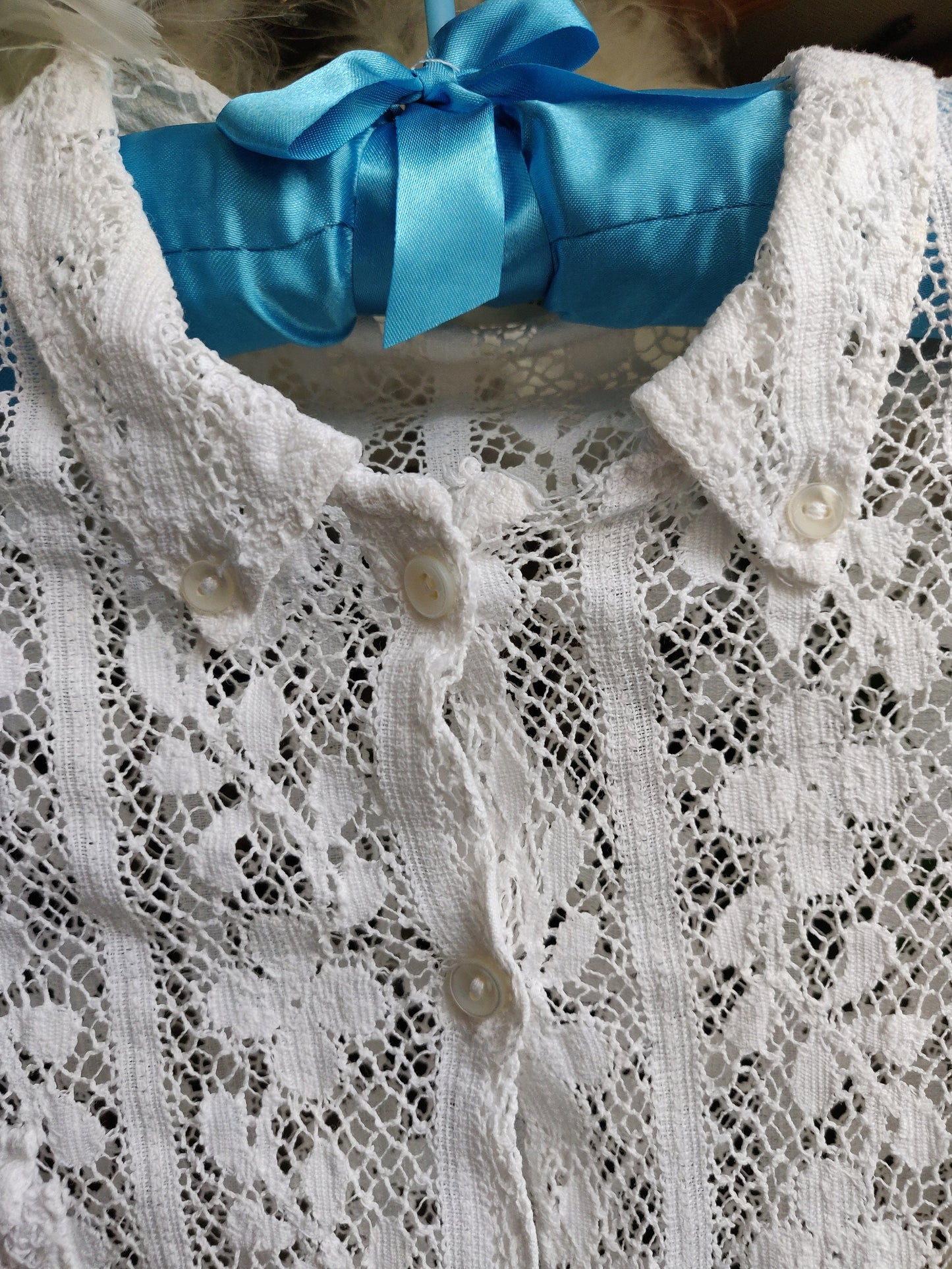 Rare 1960s Jean Cacharel Lace Blouse