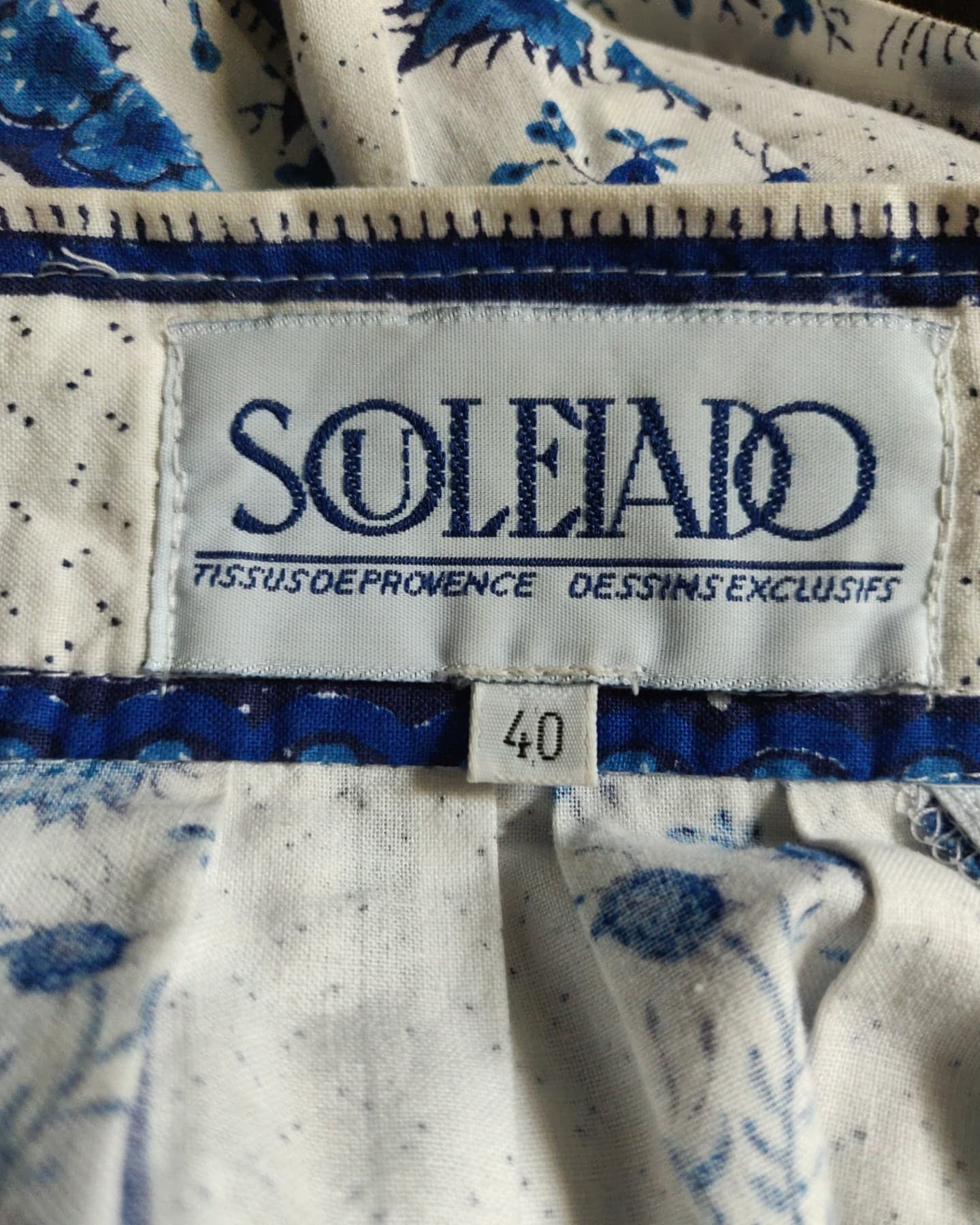 Rare Souleiado Set - Matching Top, Skirt and Stole