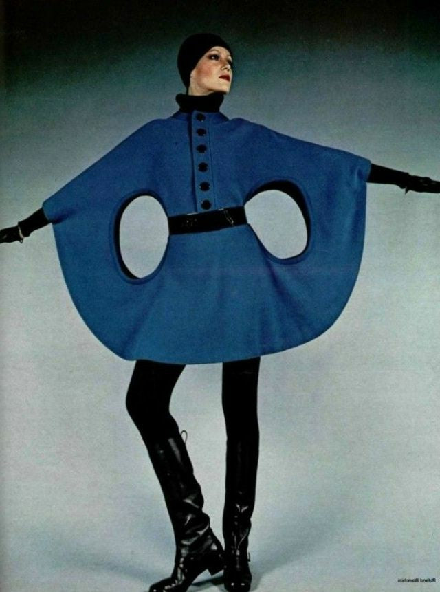 1971 Pierre Cardin Runway/Documented Space Age Cape