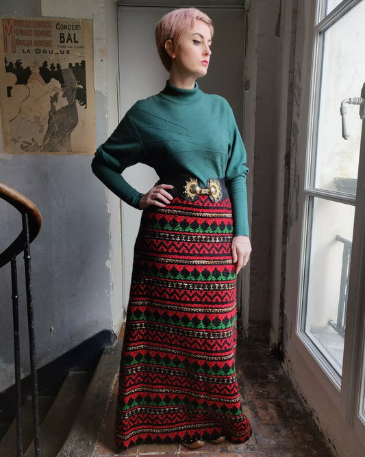 1960s/70s Tapestry Maxi Skirt